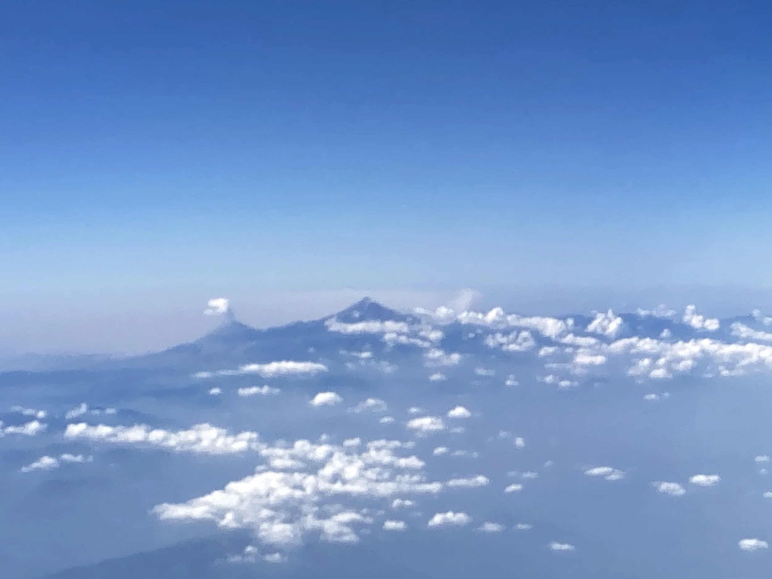 Mountains of Central Mexico leaving Oaxaca