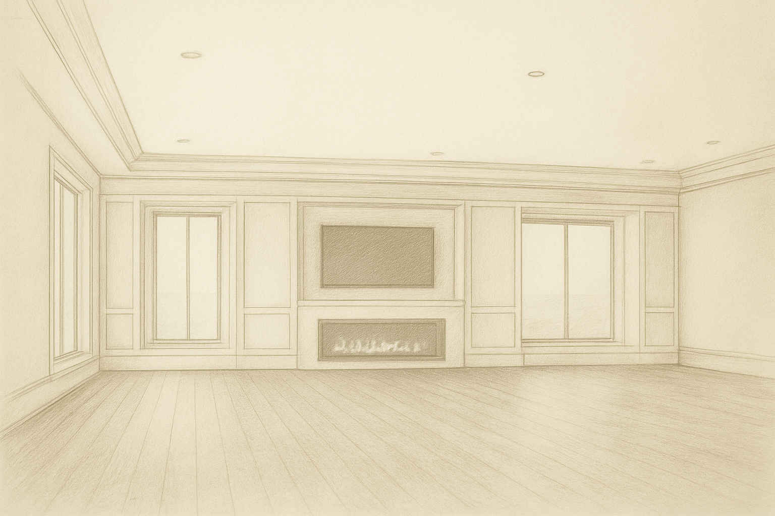 150 Henley Living Room Millwork Hand Sketch.png
