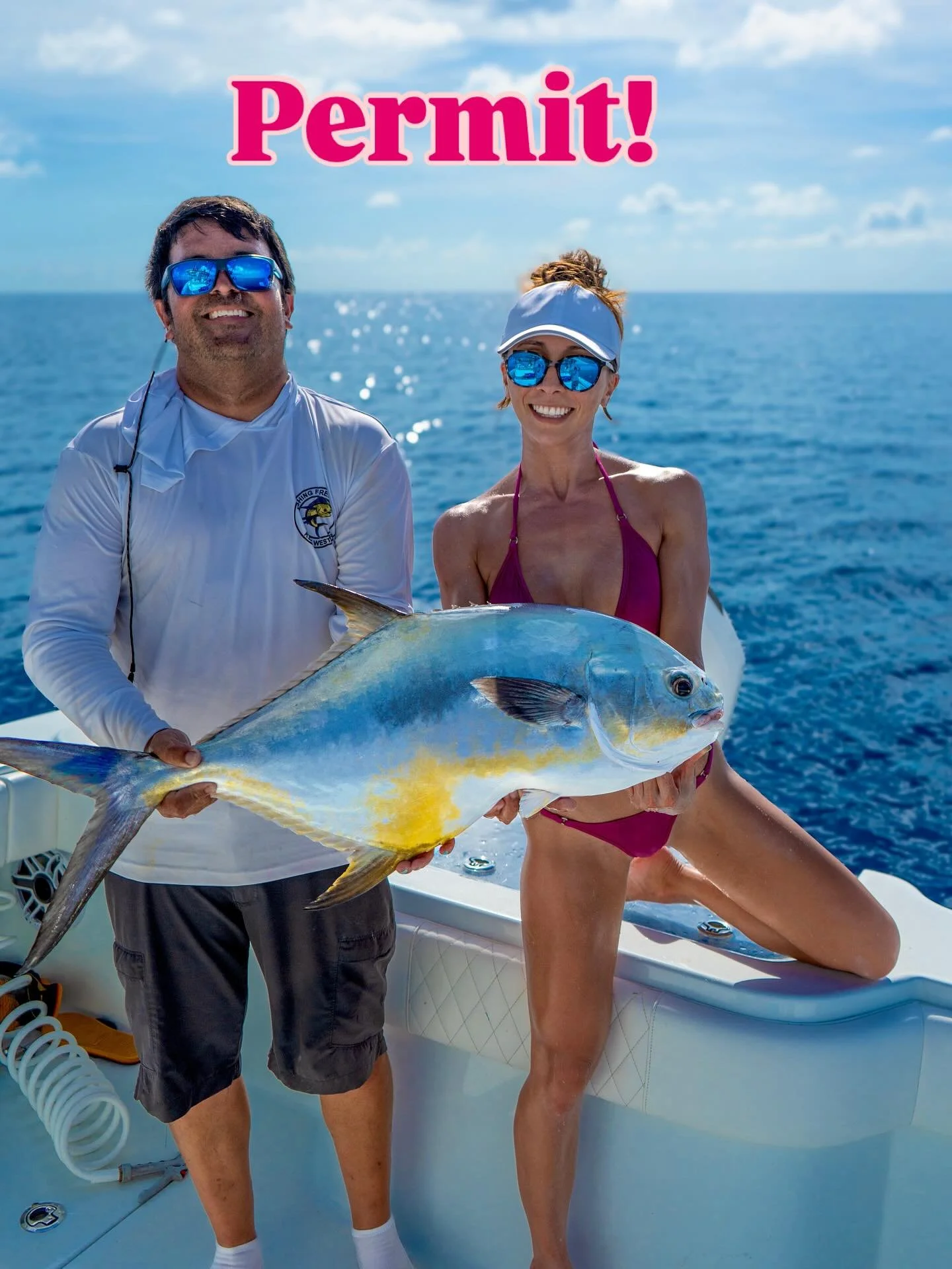 Captain Hugh got @reelhapafishing on a nice permit!