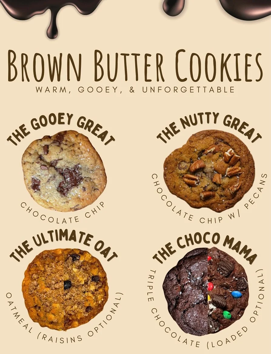🍪✨ Calling all cookie lovers and weekend wanderers! Join us this Saturday, November 22, at the @500west5th Holiday Market and Christmas Tree Lighting for a sweet treat you won&rsquo;t forget! 

We&rsquo;ll be there with our famous Brown Butter Cooki