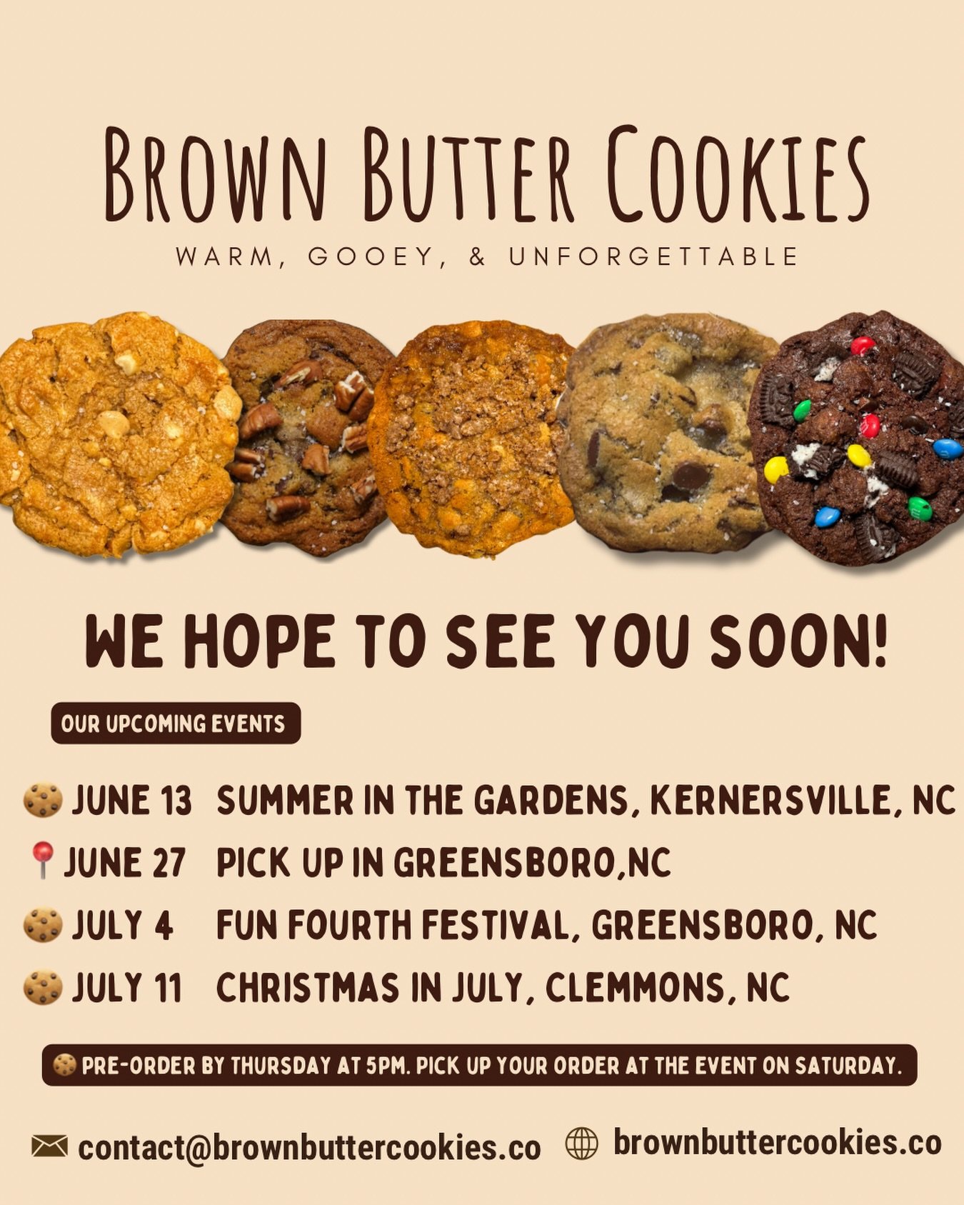 See you soon! 👩🏾&zwj;🍳🍪🤎👩🏾&zwj;🍳