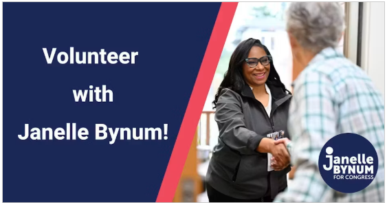 Phone Banking for Congresswoman Janelle Bynum (OR-05), Tuesday 9/22 at 7:30 pm (CT)