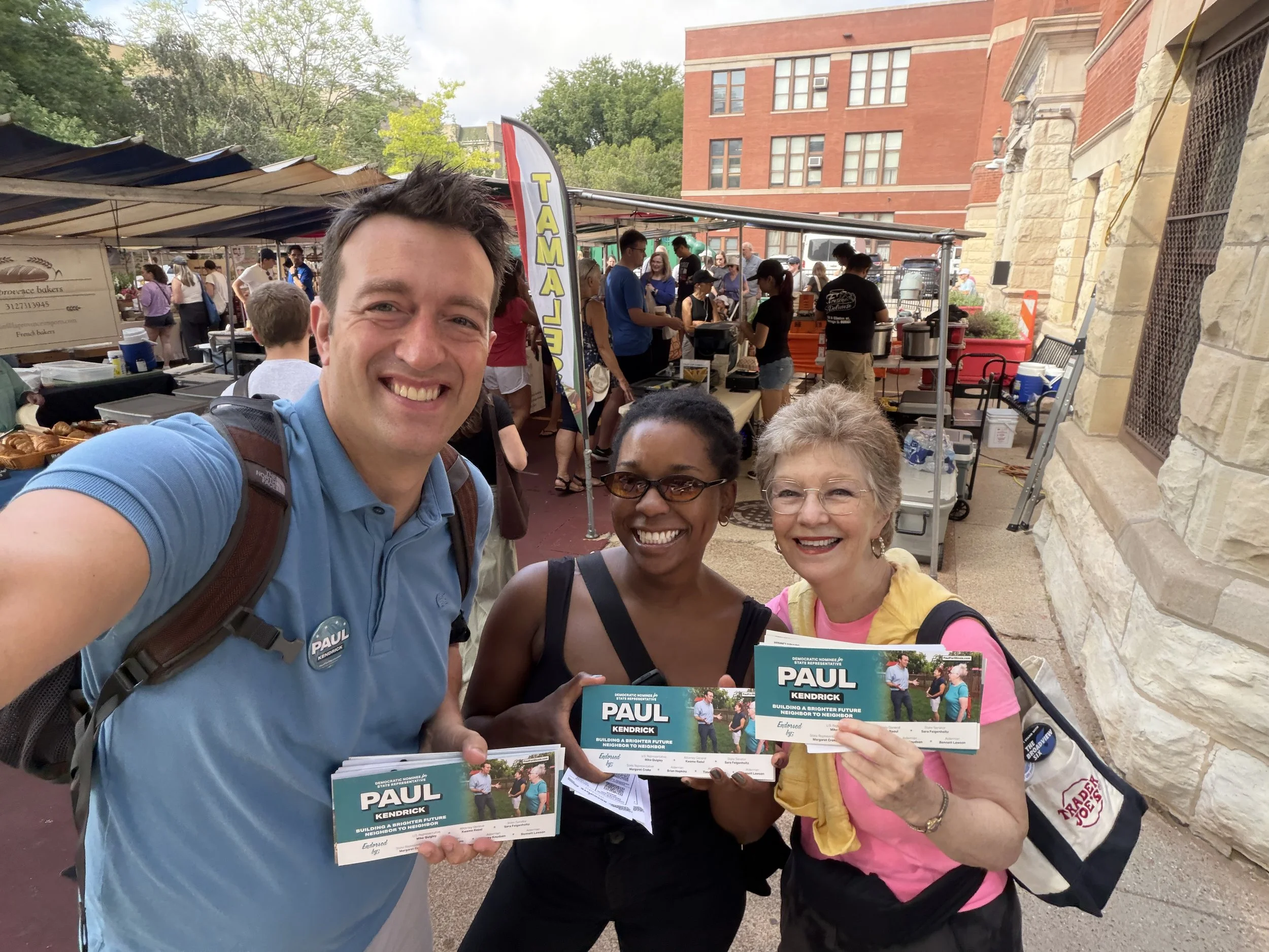 Community Canvasing for State Representative Candidate Paul Kendrick, Saturday 9/12 at 11:00 am (CT)