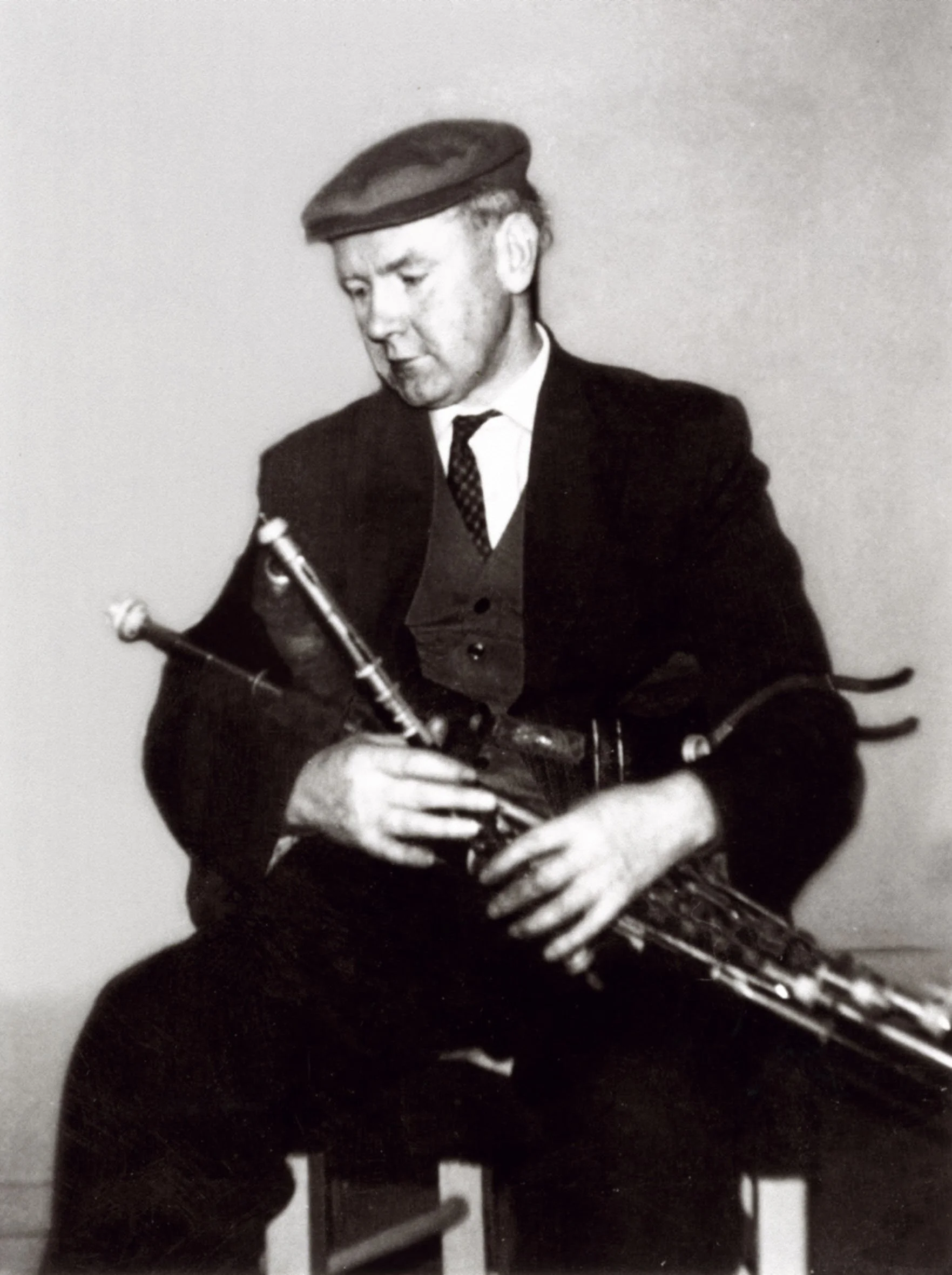 Willie Clancy in the mid 1960s. Photo by Mick O'Connor.