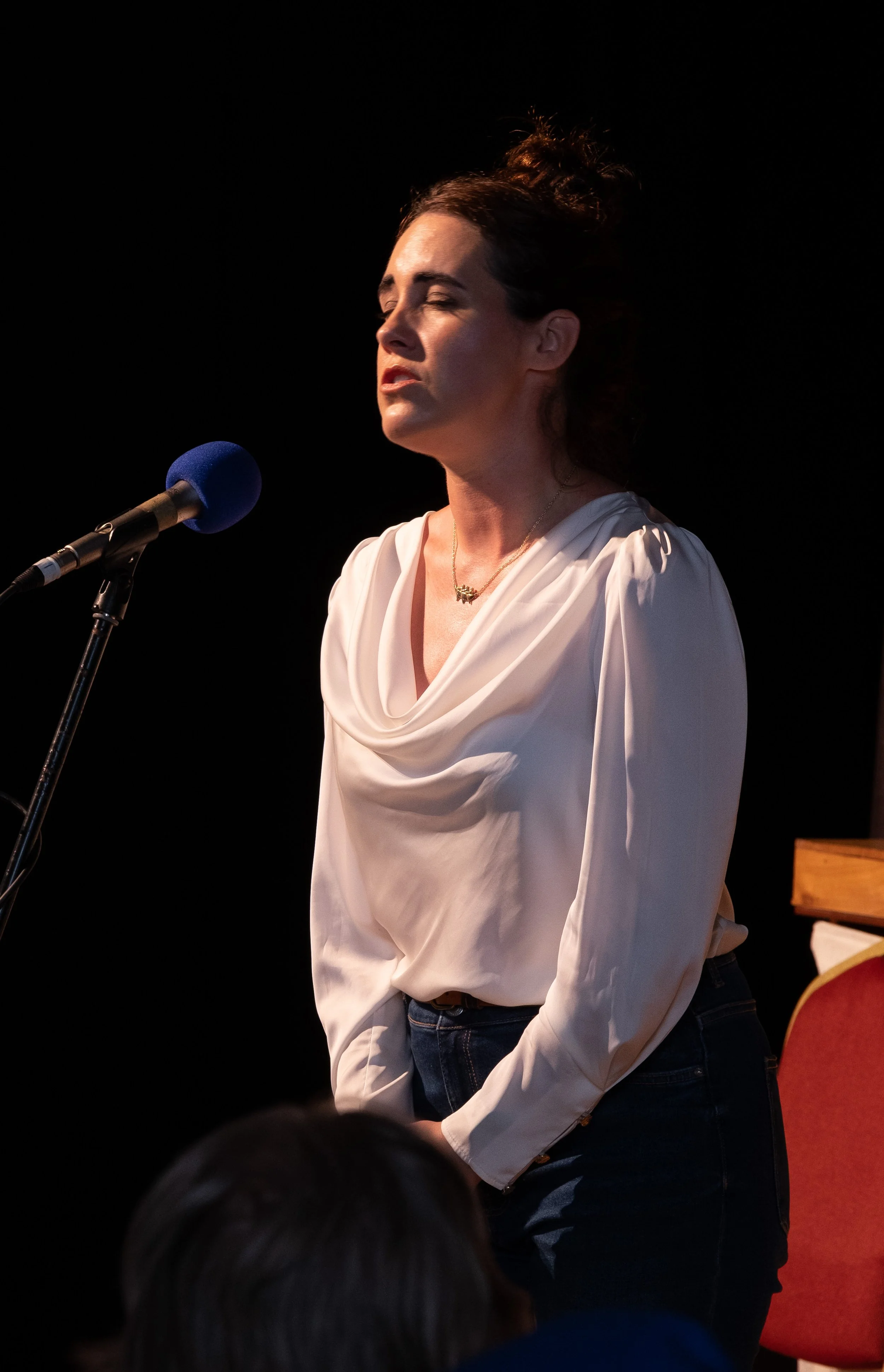 Sláinne Ní Chathalláin in the singing recital 2023.