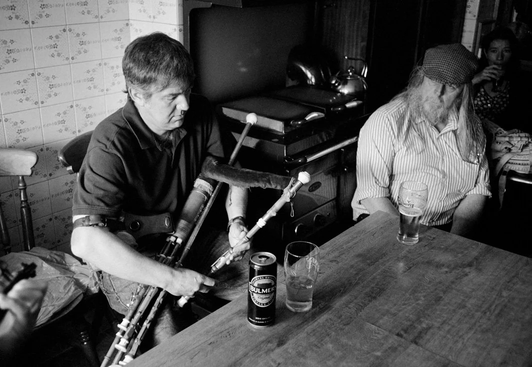 Pádraig Mac Mathúna (left) and Seán Ryan 2006.