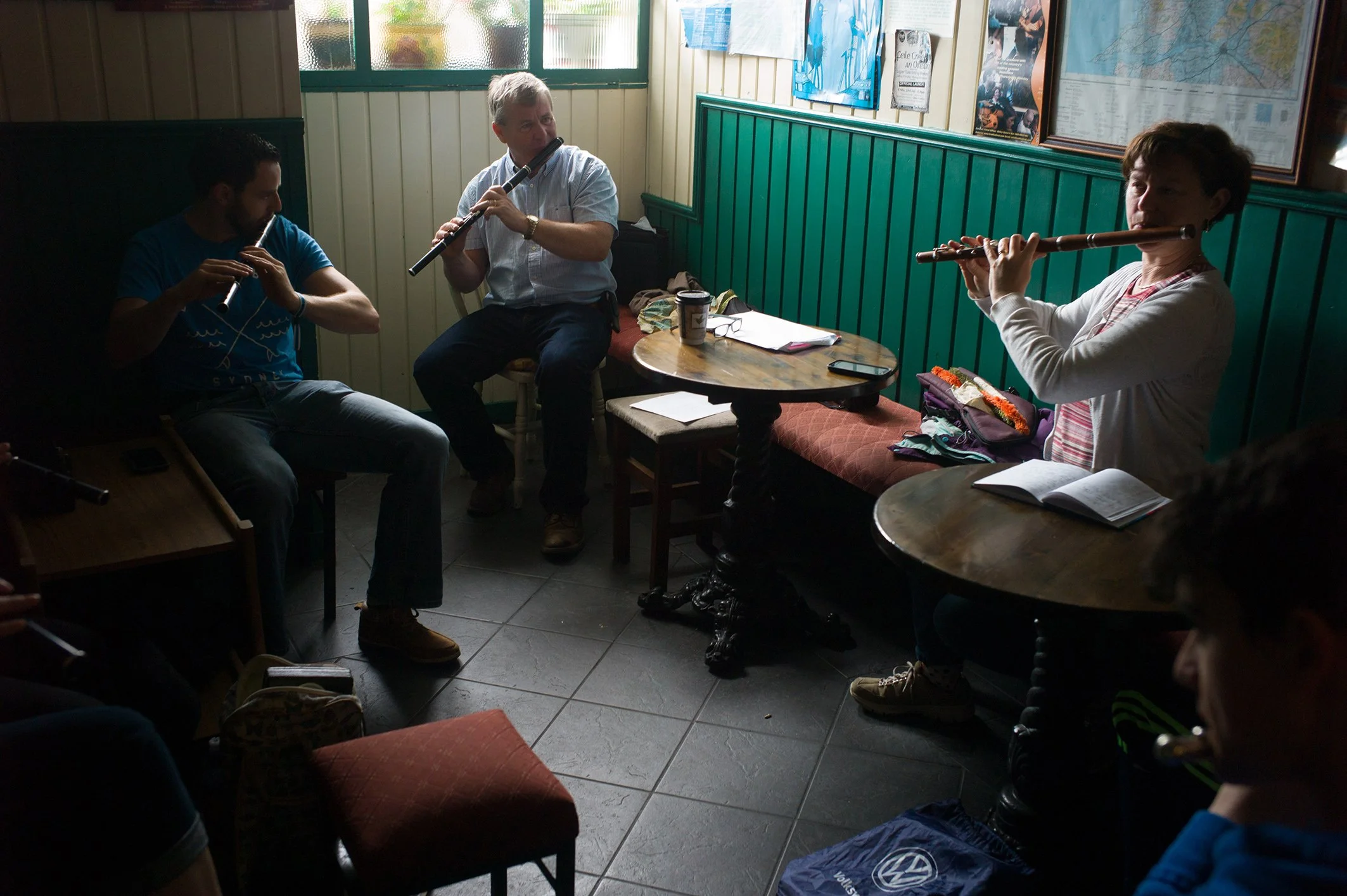 Eamon Cotter and his flute class 2016.