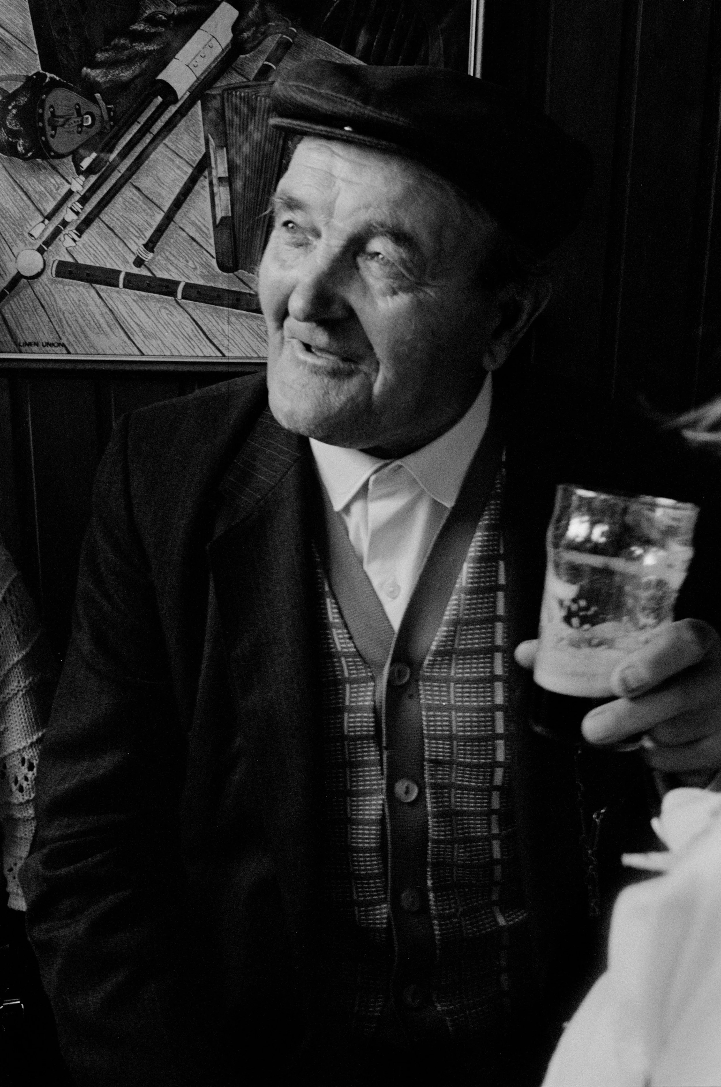 Con Greaney after finishing a song 1992.