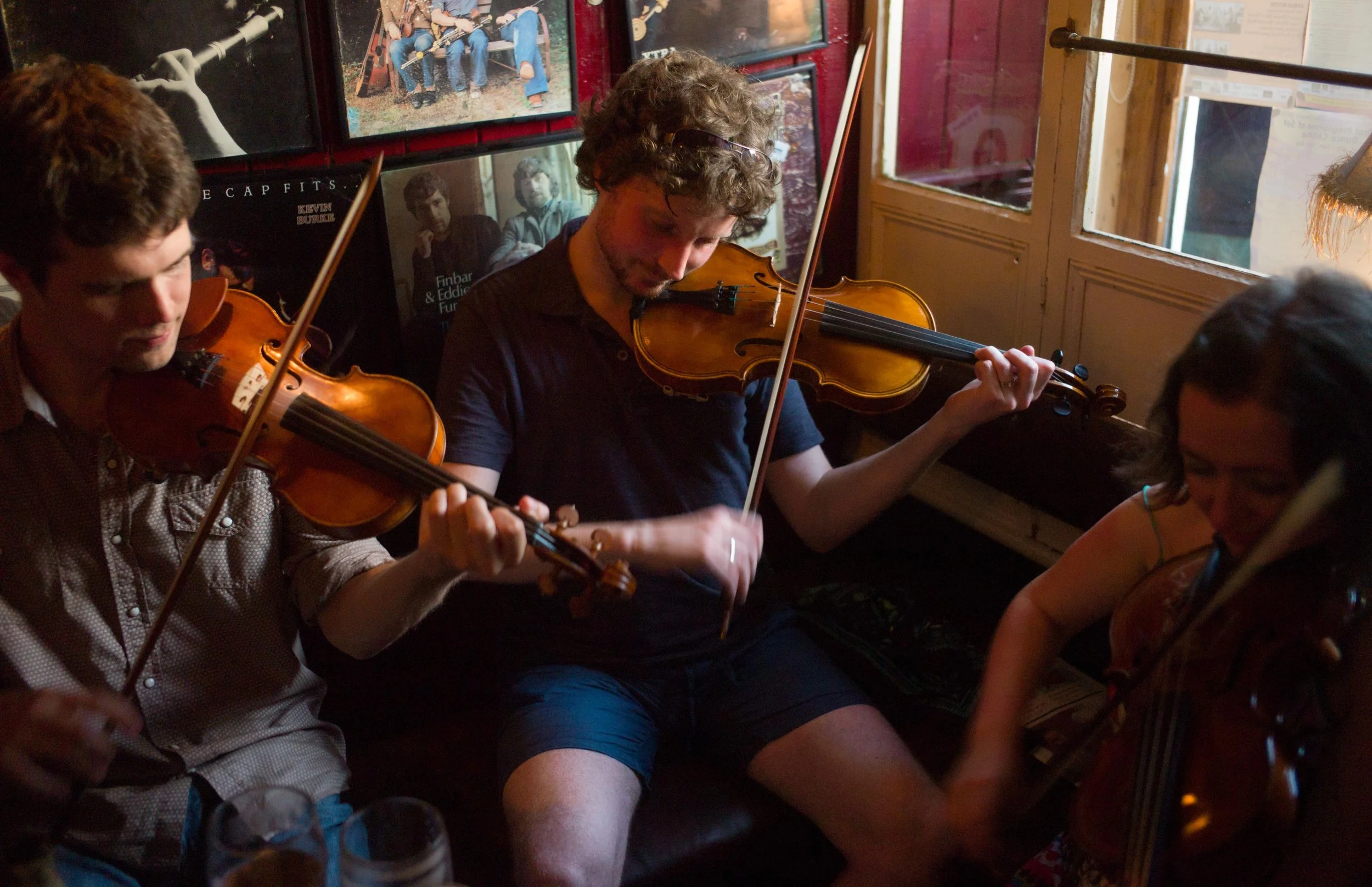 Nathan Gurley and Danny Diamond playing In Friels 2013.