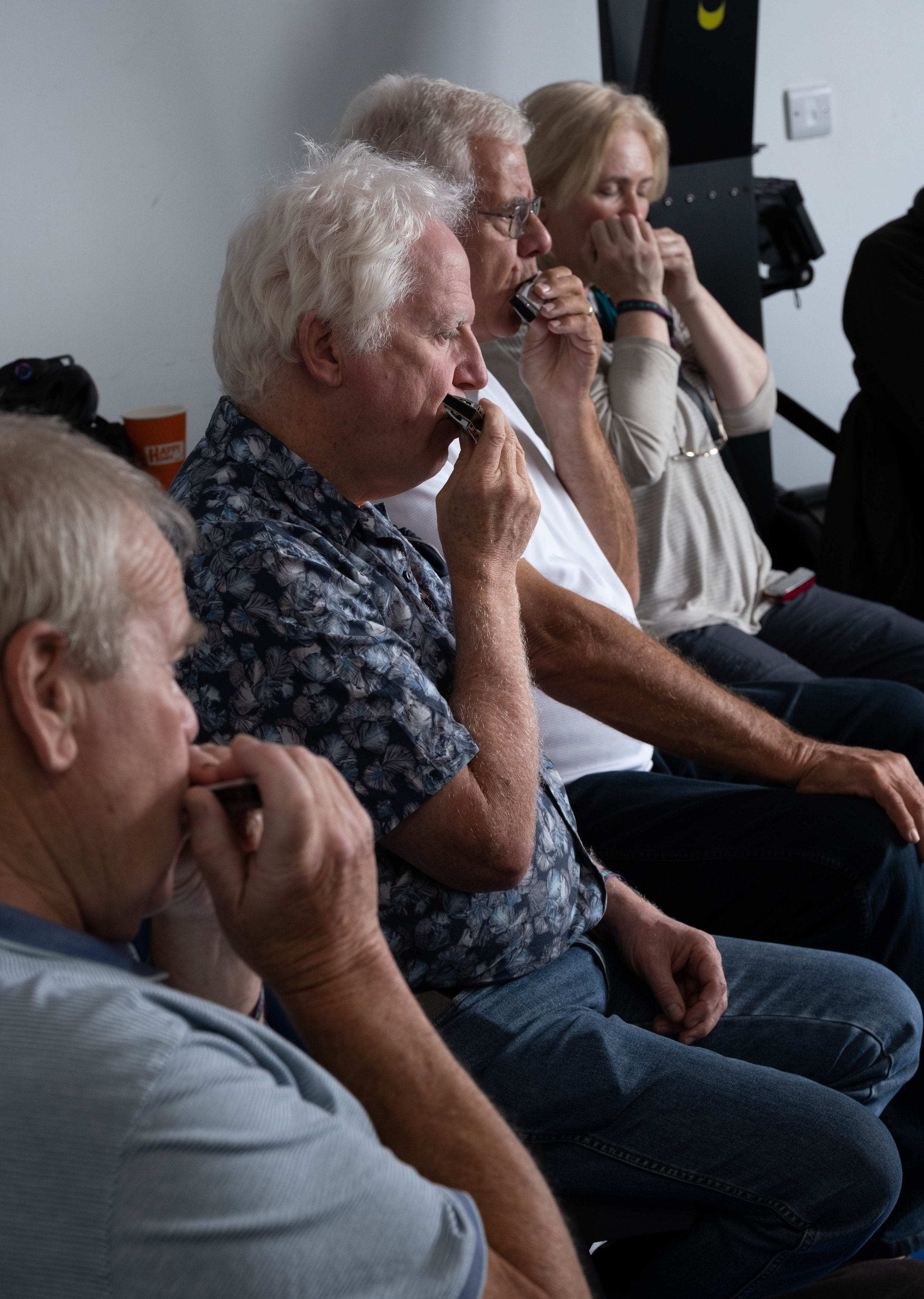 Harmonica students in Rick Epping & Mick Kinsella's class 2023.