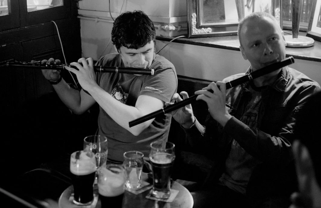 Harry Bradley (left) and John Blake 2007.