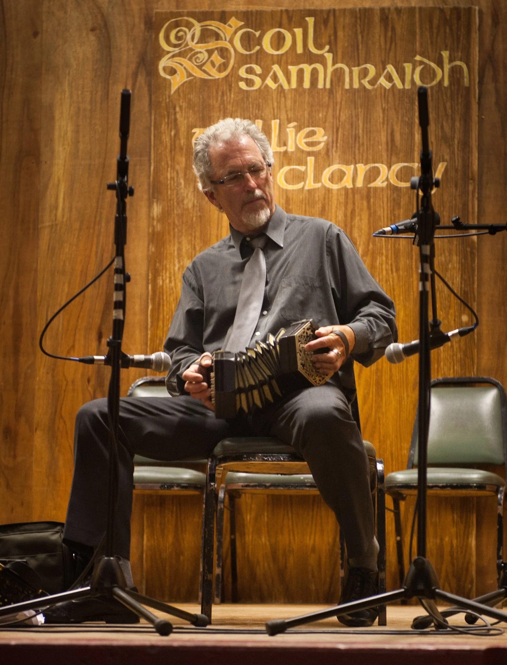 Noel Hill playing in the 2014 concertina recital.