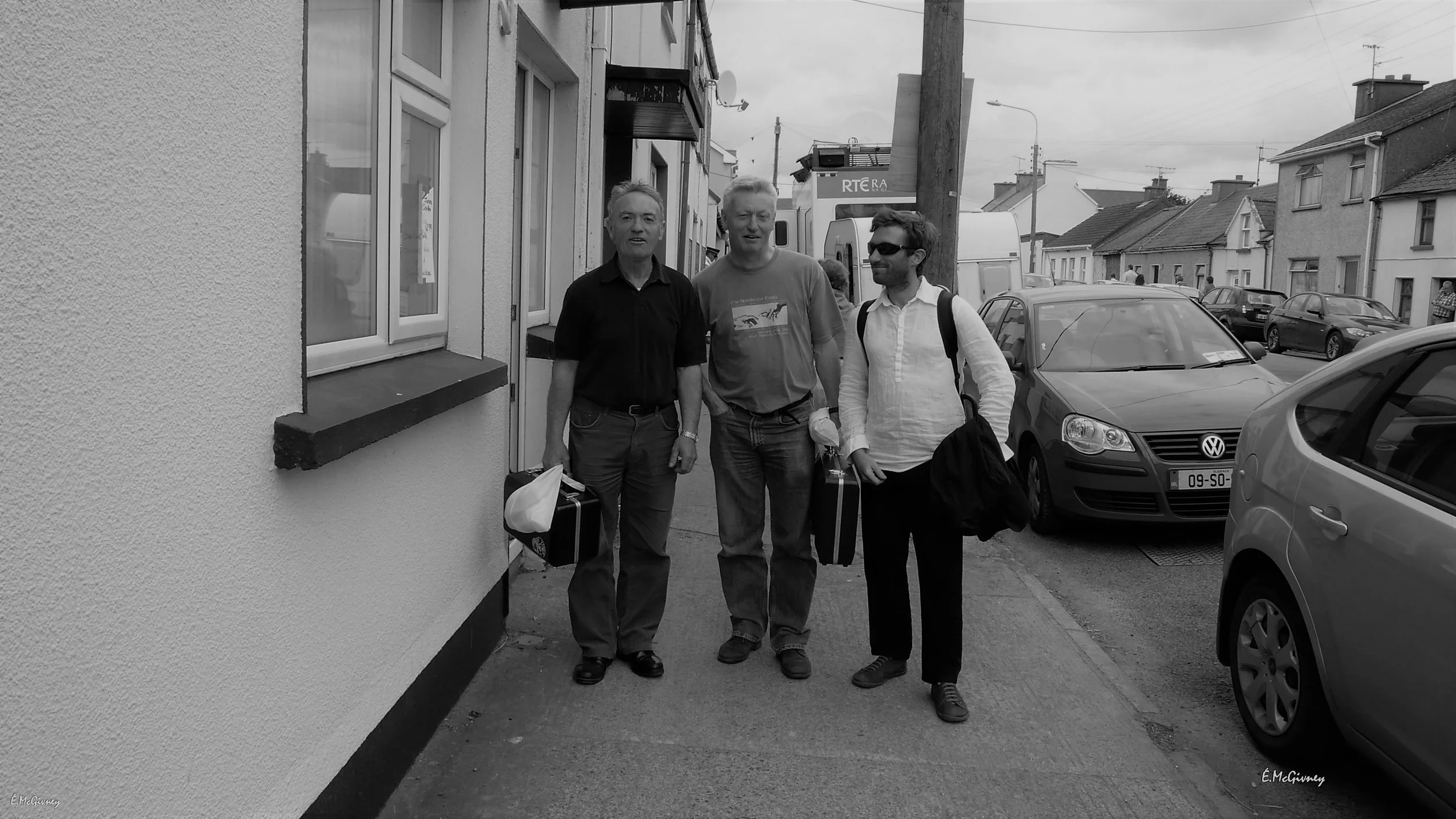 Johnny Connolly, Mick O'Brien and Caoimhín Ó Raghallaigh.