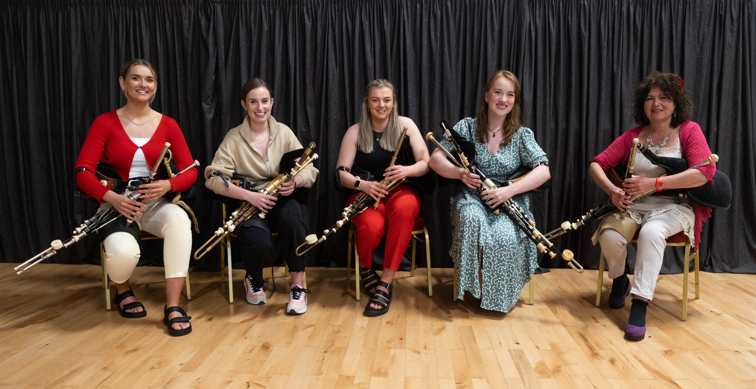 Claire Fennell, Rita Farrell, Maeve O'Donnell, Muireann Ní Shé and Marion McCarthy 2022.