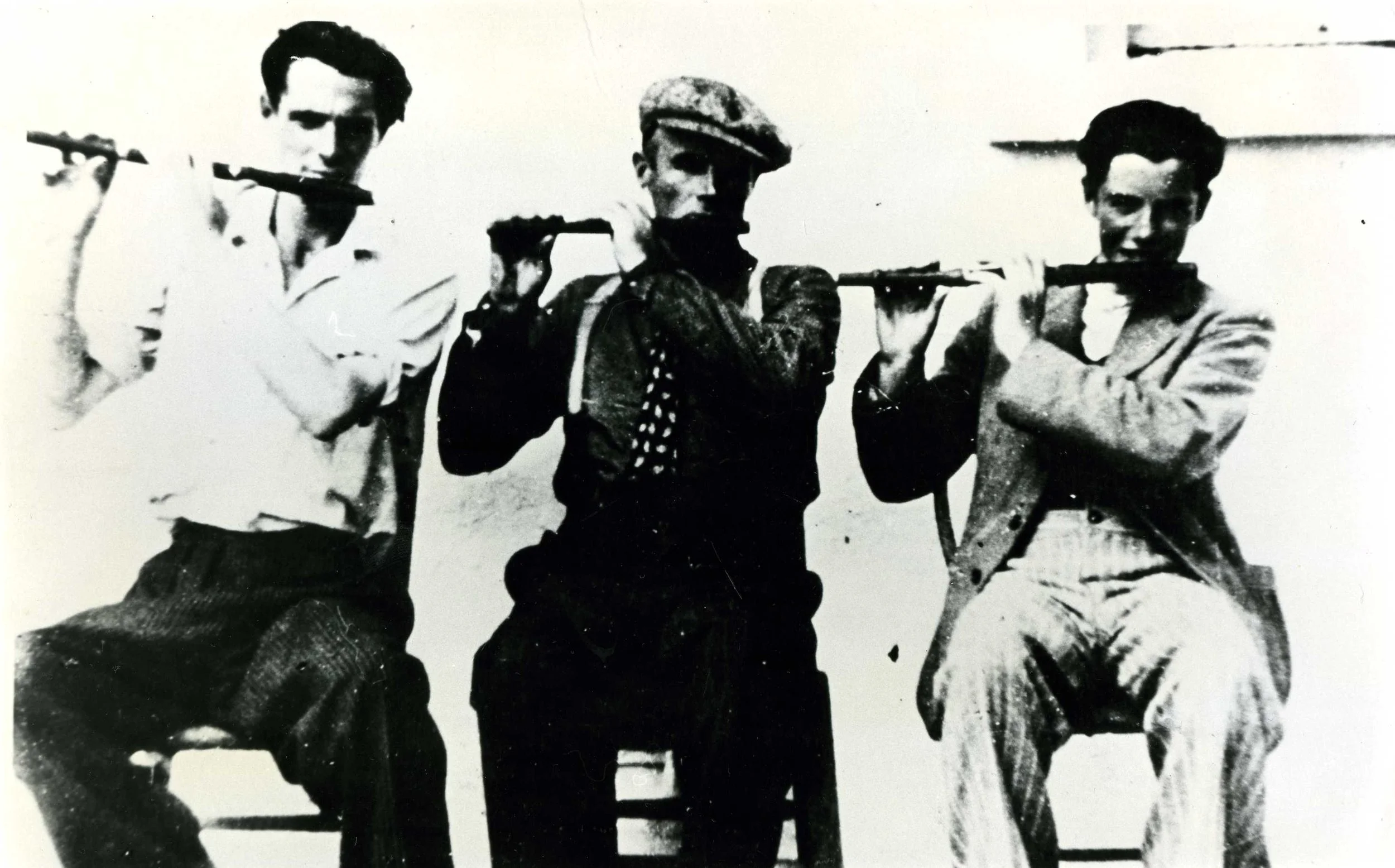John Falsey, Joe Cuneen and Michael Falsey, 1940s.