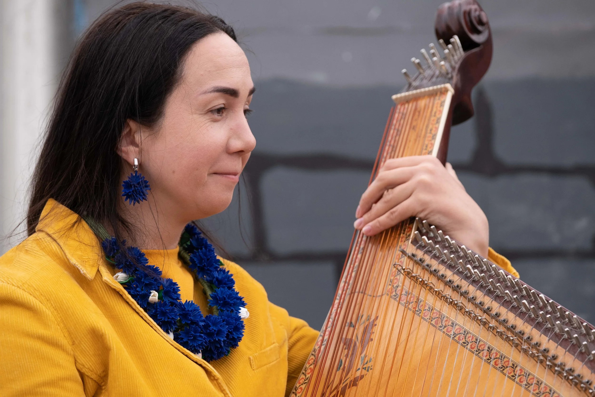 Kseniya Rsnak performing in the harp recital 2023.