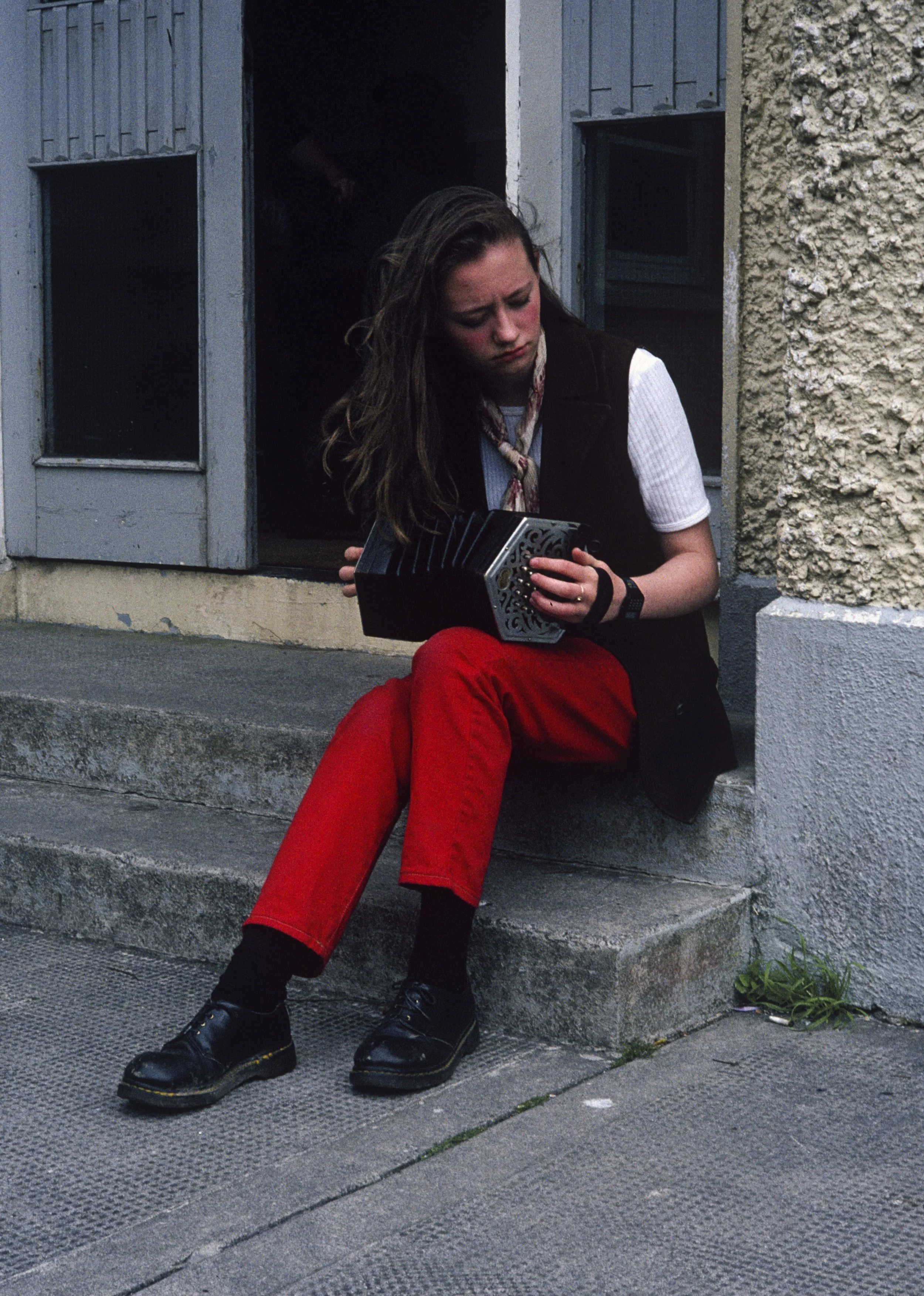 A concertina student 1992.