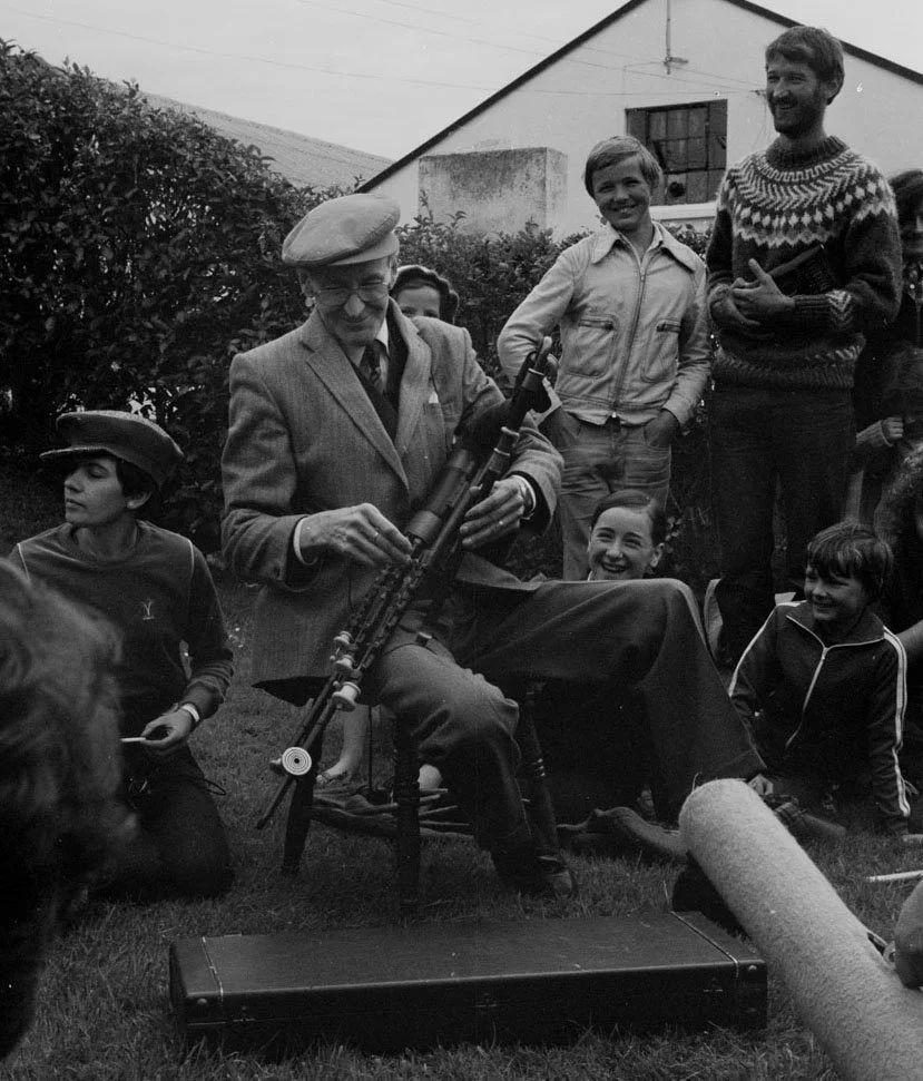 Séamus Ennis, early 1980s.