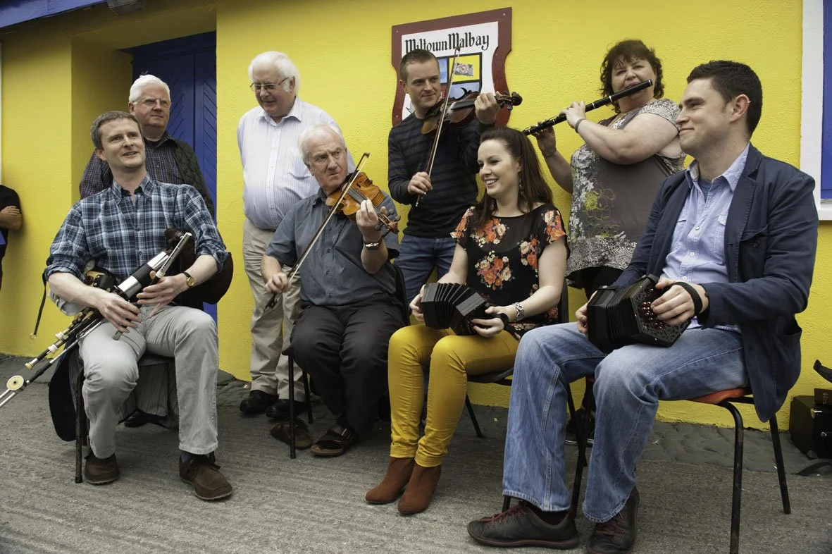 Séamus Ó Rócháin, Eamon McGivney, Harry Hughes, John Kelly, Niall Byrne, Edel Fox, Neansaí Ní Choisdealbha and Jack Talty 2012.