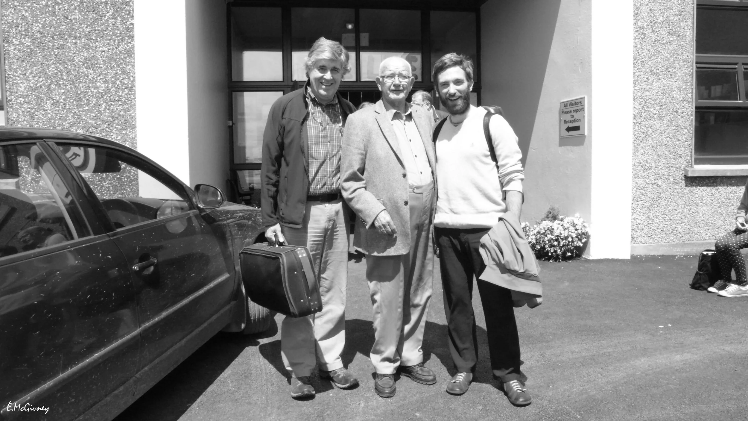 Paddy Glackin, Jimmy O'Brien and Caoimhín Ó Raghallaigh.