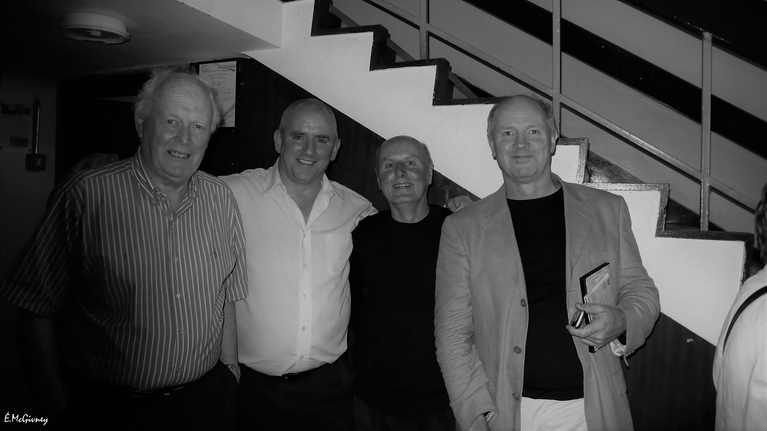 Muiris Ó Rócháin, Marcas Ó Murchú, Gabriel McArdle and Jimmy O'Brien Moran.