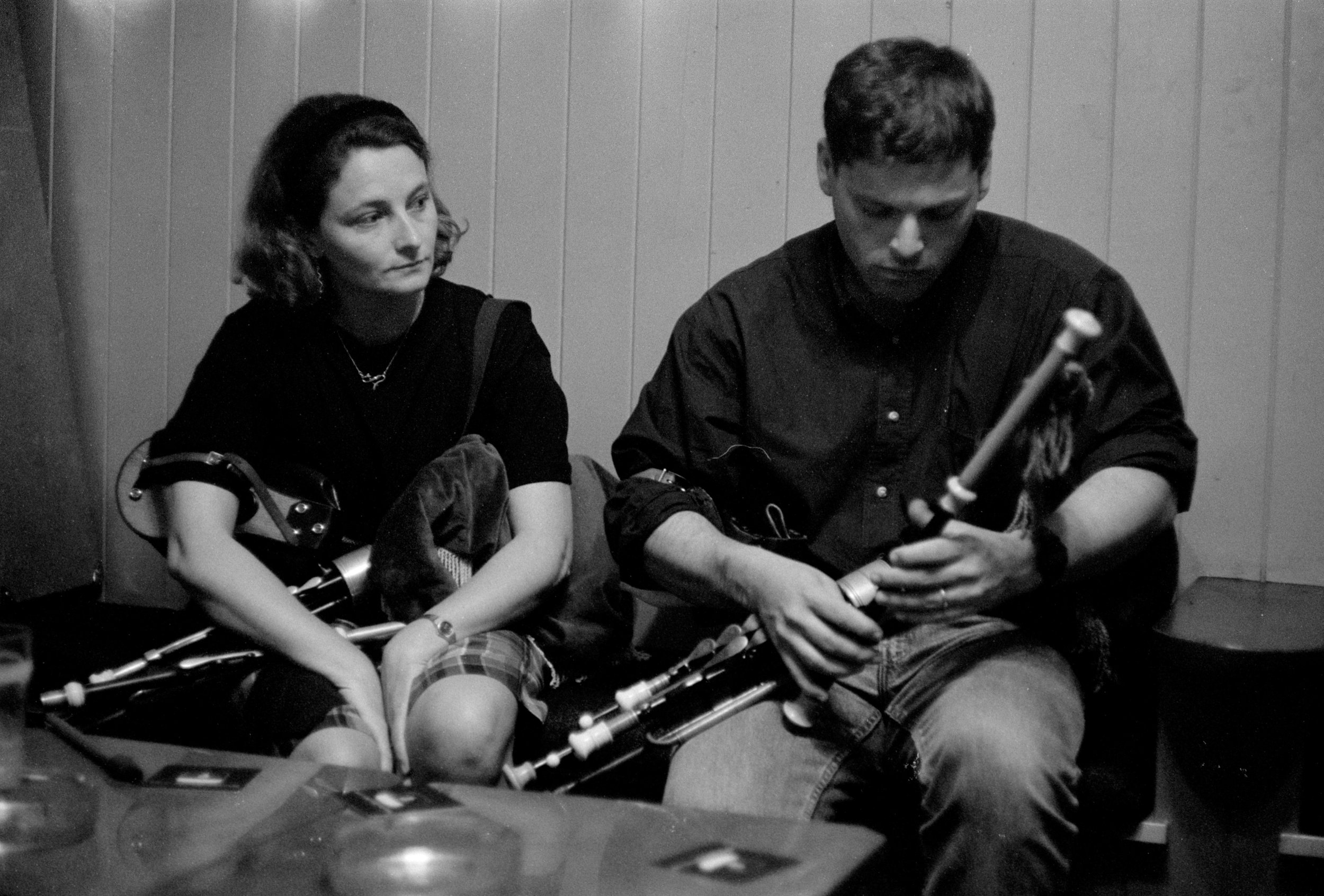 Patricia Logan and Donncha Keegan in D'Arcy's of Mullagh 1996.