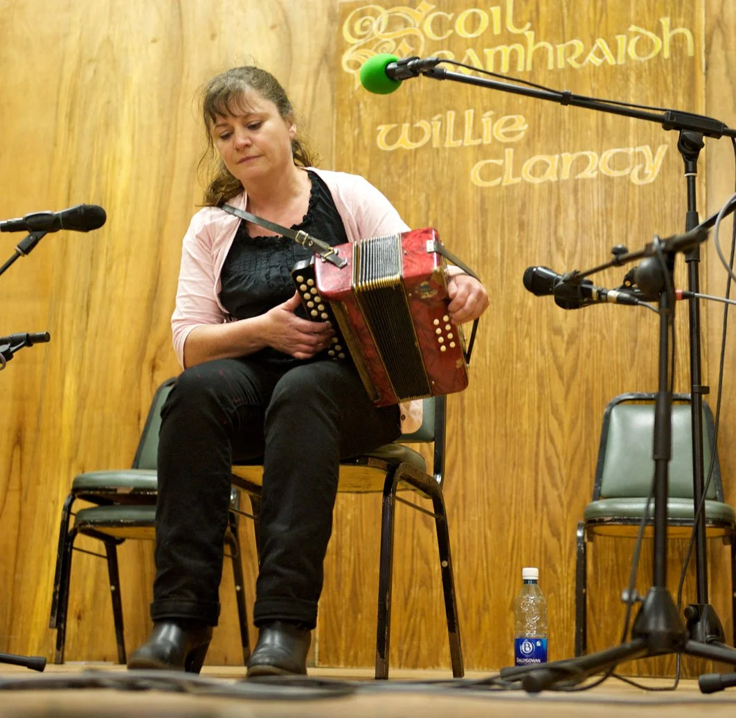 Josephine Marsh playing in the 2011 accordion recital.