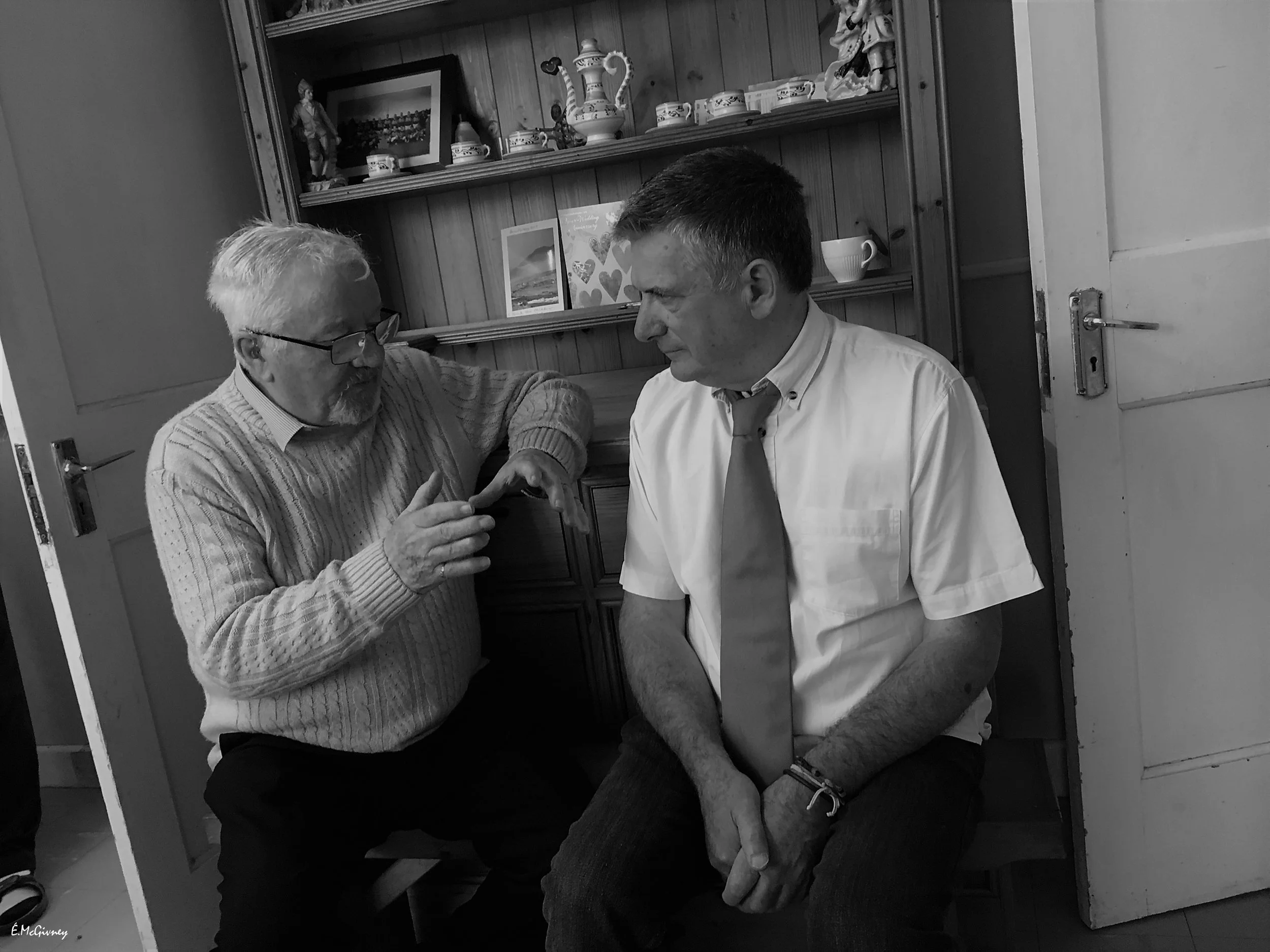 Francie MacPeake and Peadar Ó Riada.