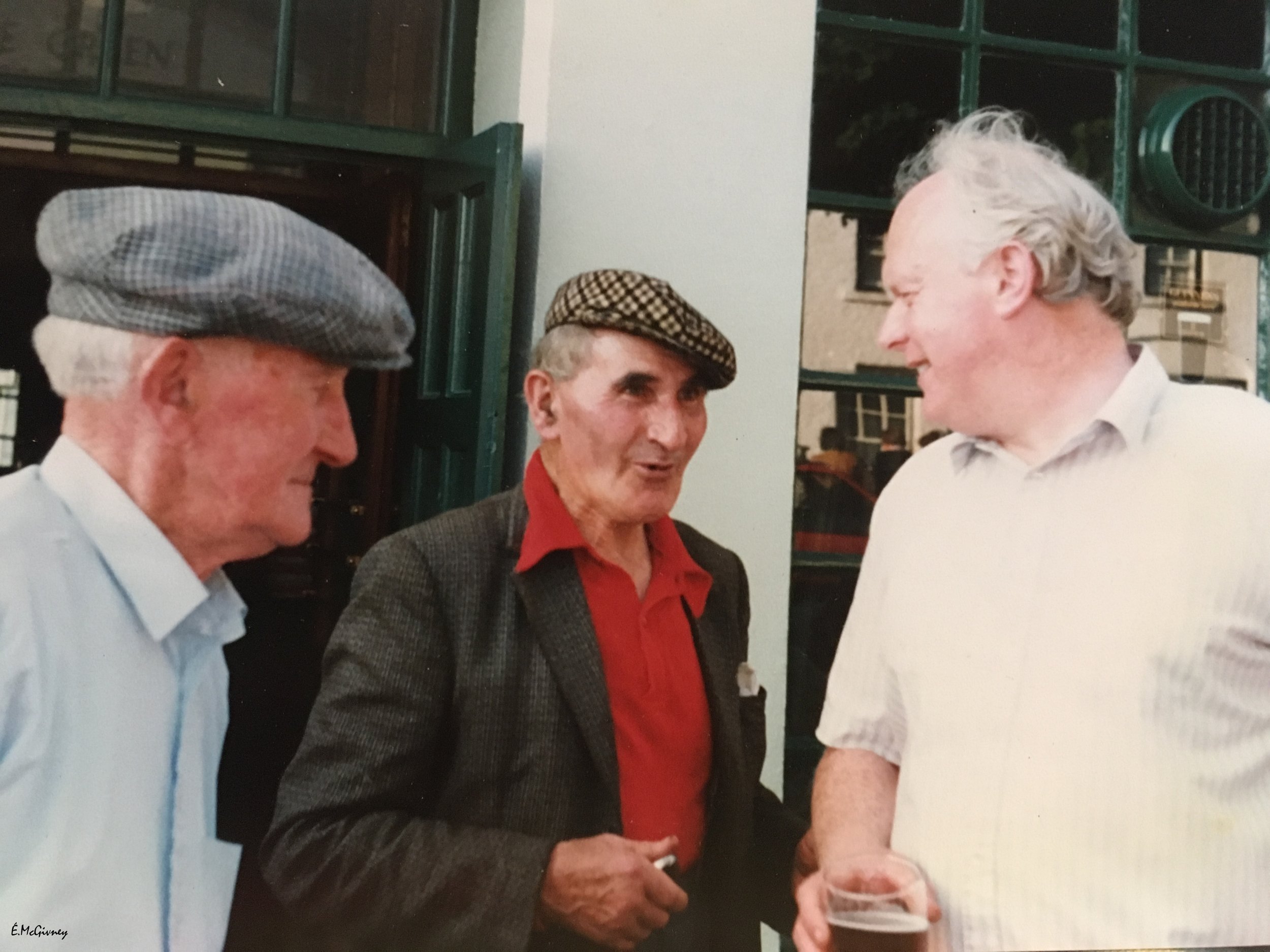 Junior Crehan, Paddy Killoughrey and Muiris Ó Rócháin.