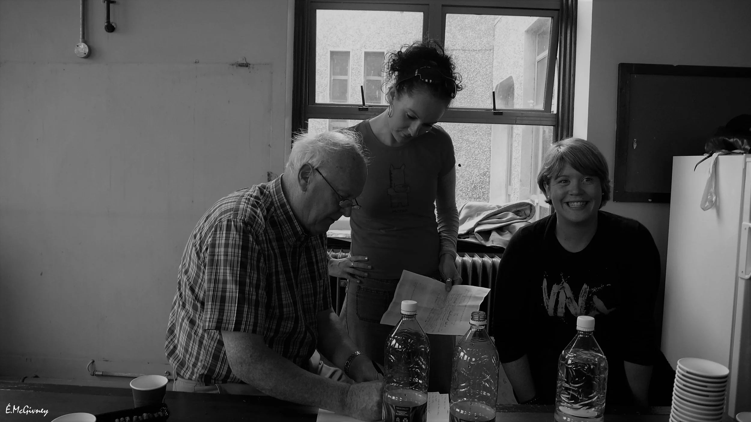 Muiris Ó Rócháin, Helen Malone and Teresa Morrissey