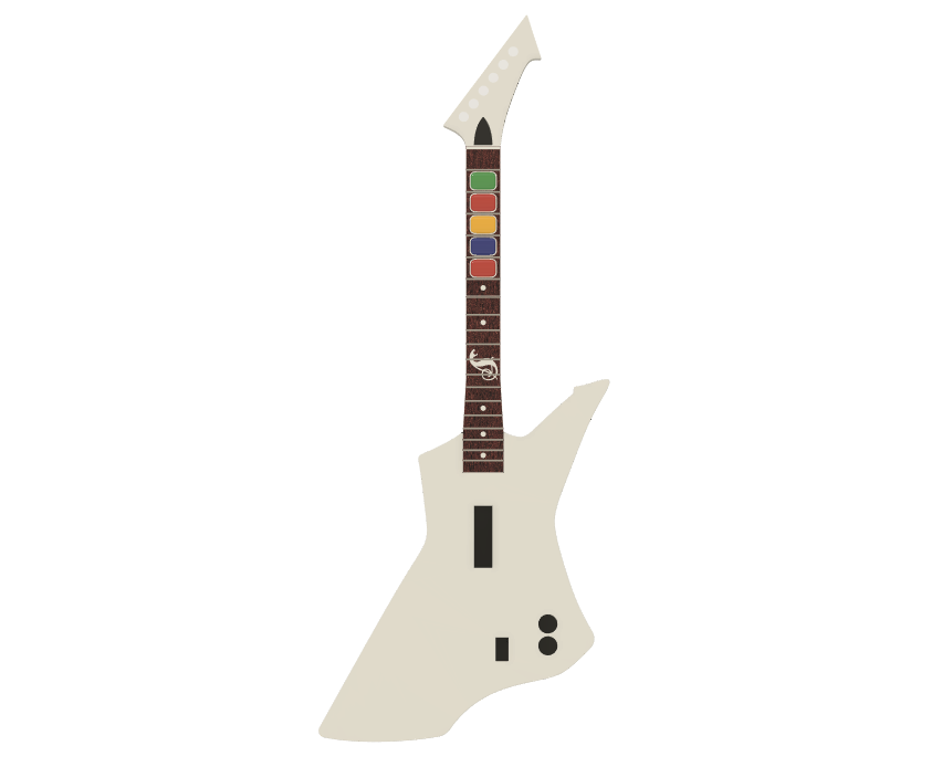 James Hetfield, Metallica, Gibson explorer custom ebony, esp guitars, guitar hero, rock band, rhythm game controller