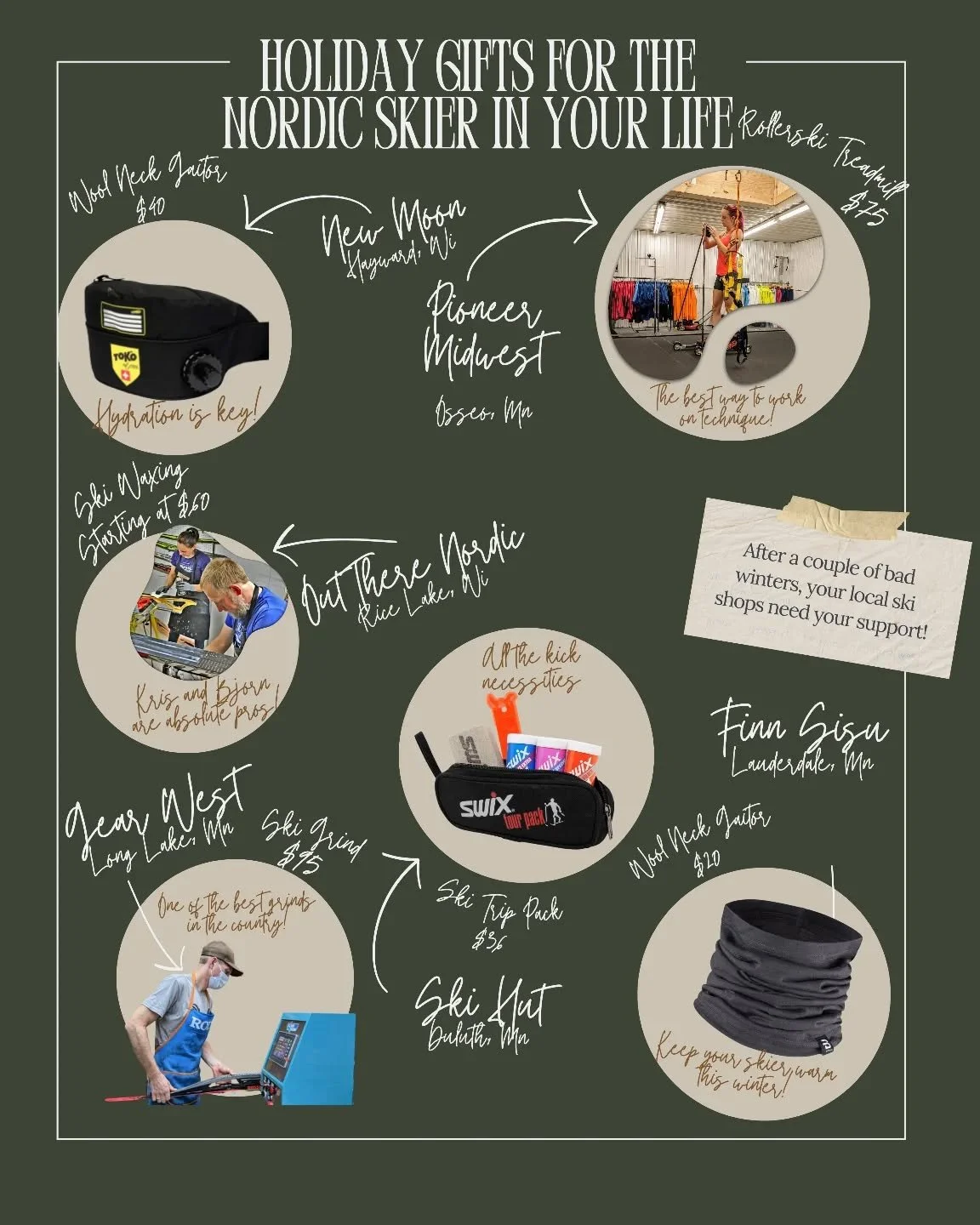There's a new By The Experts up, and this one is a little different! Here is my list of holiday gifts for your favorite skier from your local ski shop! Link in bio! 

While my list is Midwest focused, you can find almost all of these services and ite