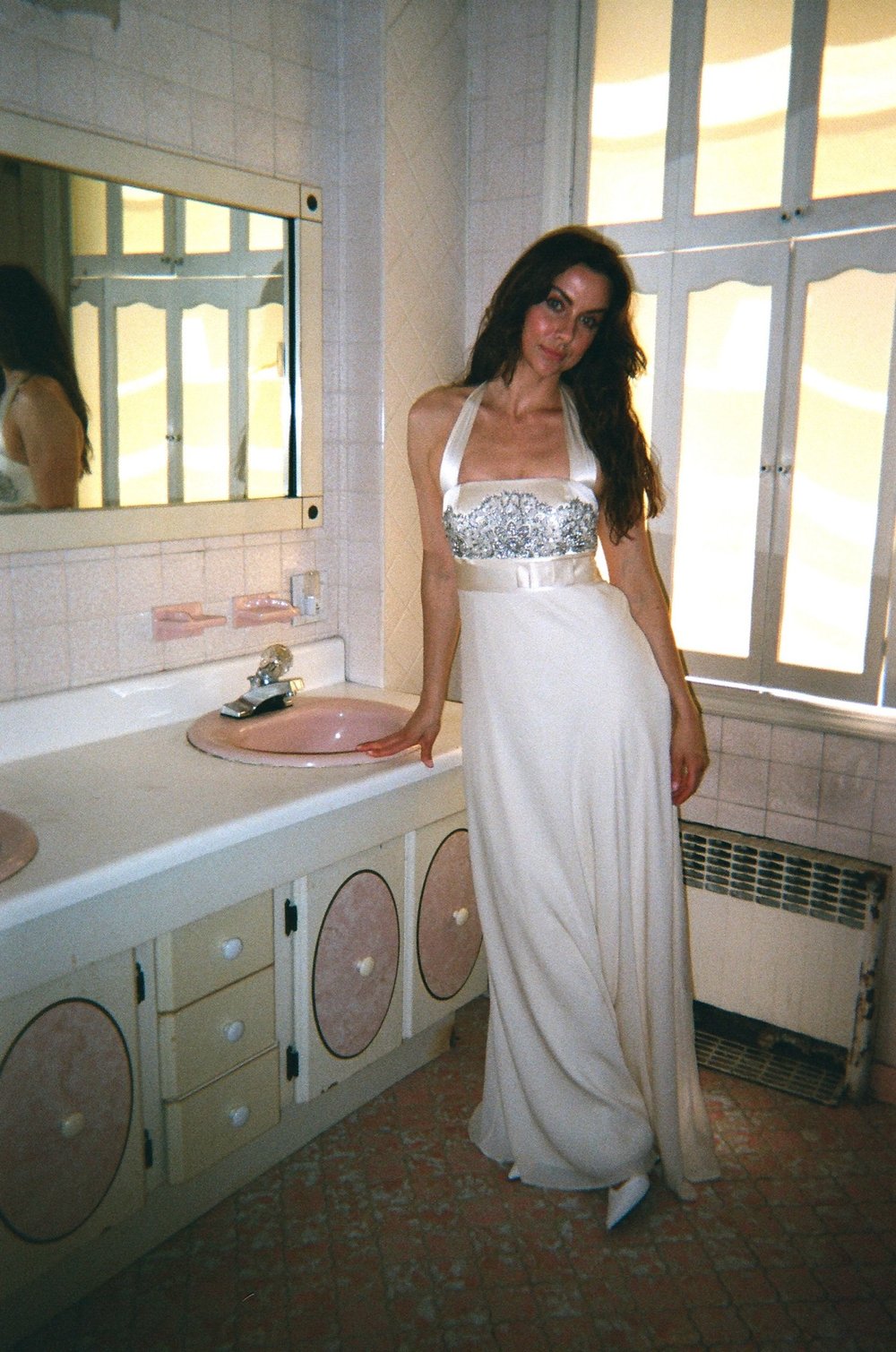 Beaded Silk Halter Gown Studio Dorothy Beaded Silk Halter Gown Studio Dorothy