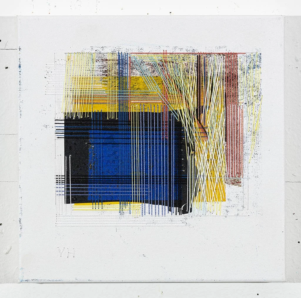 DAGBOK 1 - 11
Broderi - collage på lerret
30 x 30 cm
2022