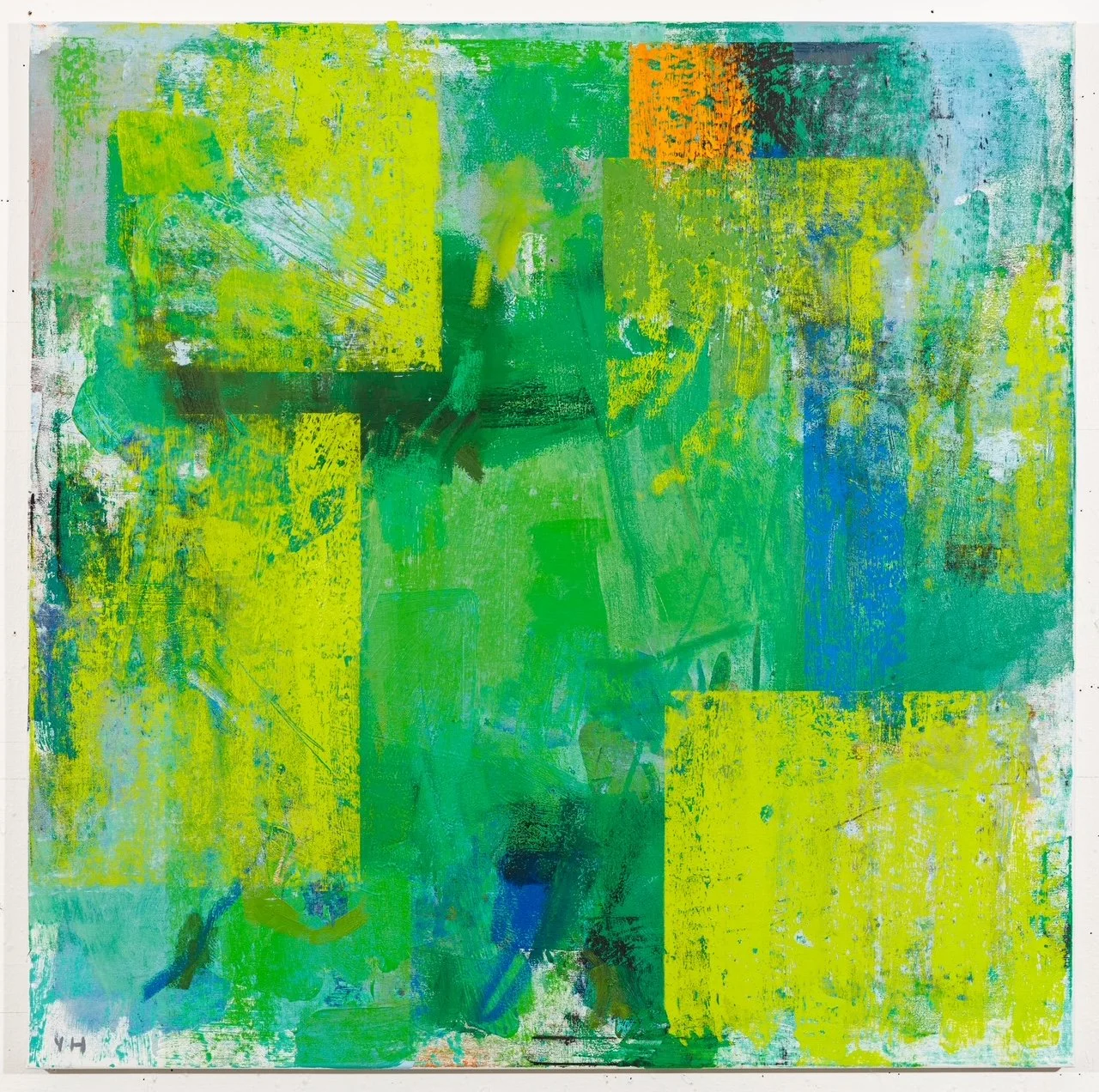 Våren
Olje på lerret 
120 x 120 cm
2022