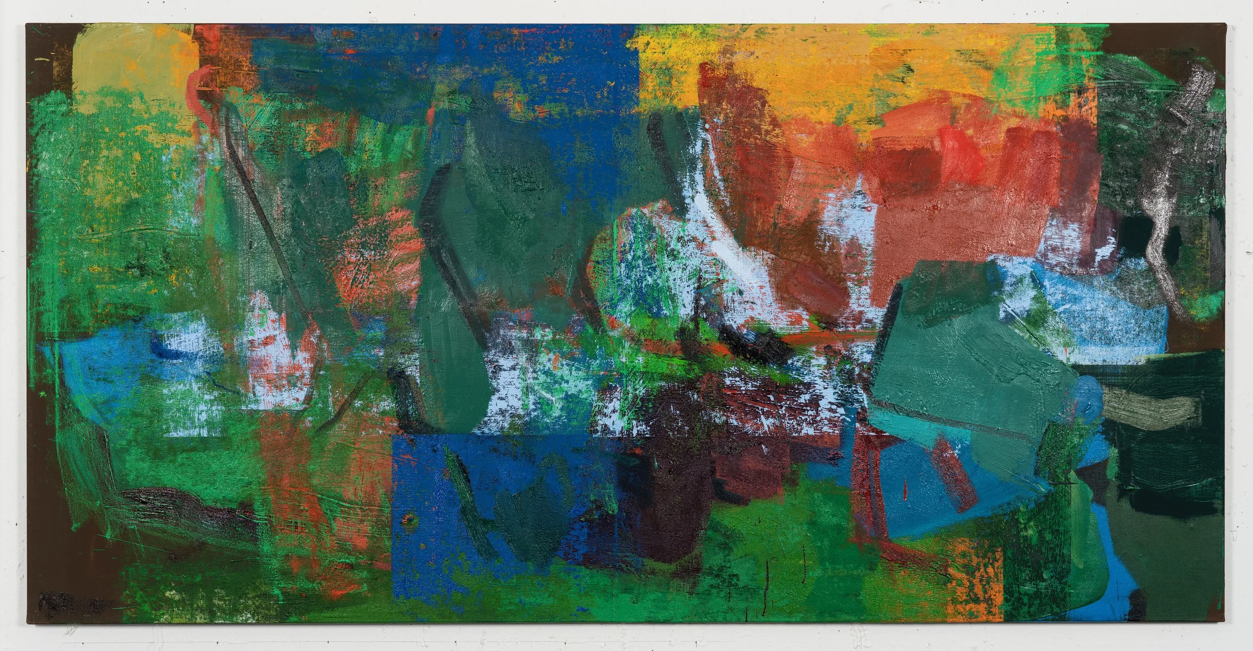 ØYEBLIKK
Olje på lerret
100 x 200 cm
2023
Innkjøpt til Advokatfellesskapet Mette Yvonne Larsen & co
