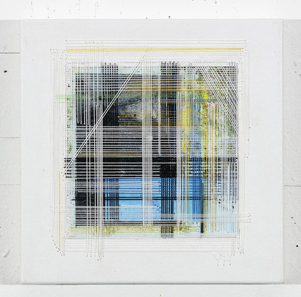 DAGBOK 1 - 11
Broderi - collage på lerret
30 x 30 cm
2022