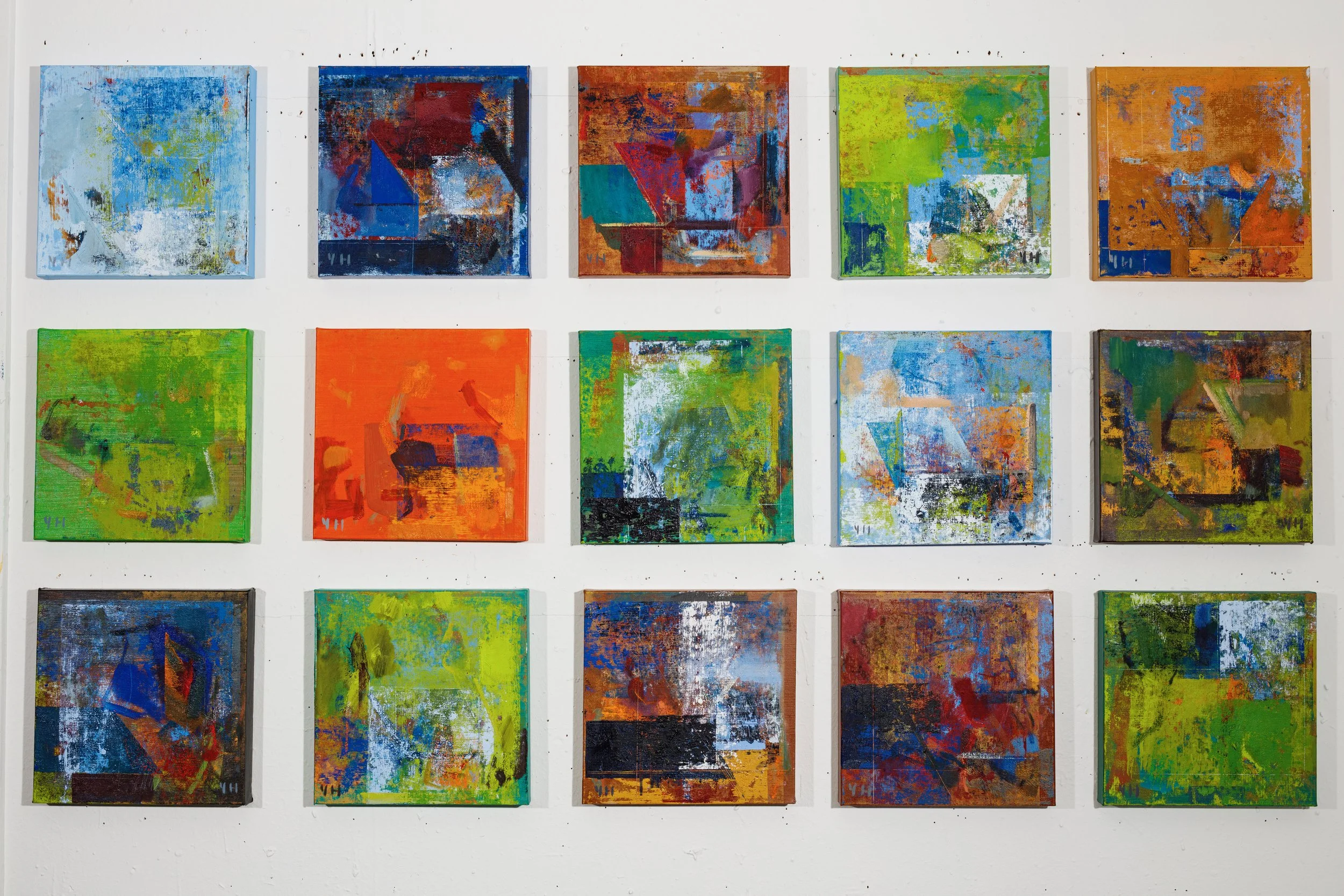 Uten tittel 1 - 15
Olje på lerret 
30 x 30 cm
2022