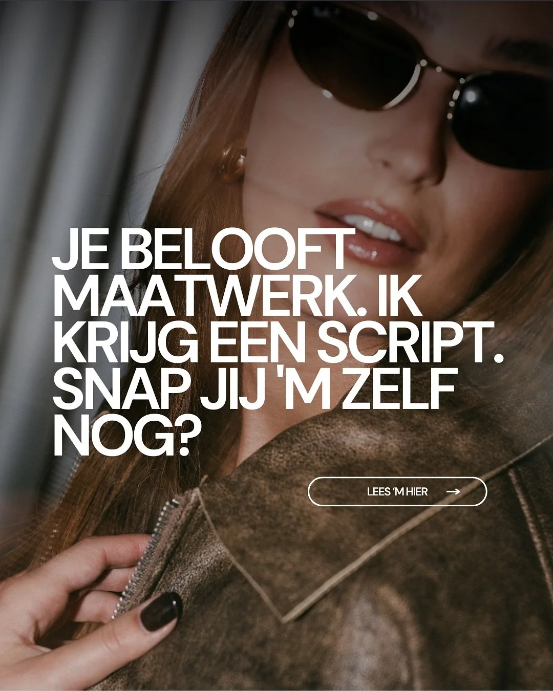 Beste ondernemers,
Als je iets belooft, laat het dan niet alleen in je salespagina staan.

Want ik koop geen mooie woorden.

Ik vind het zo zonde. Zonde van je belofte, van je marketing en zonde van de kans om een klant voor het leven te hebben.

Je 