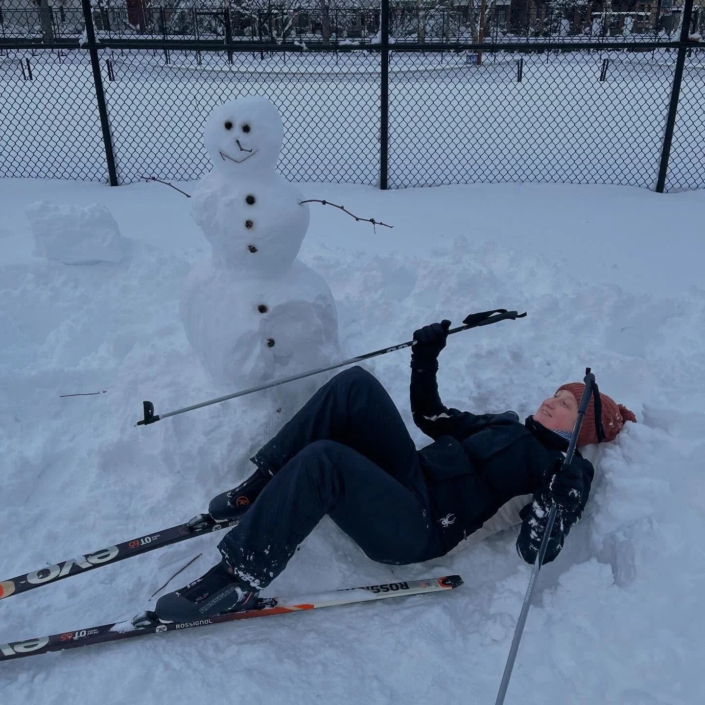 Snow Day Shenanigans. 

An emotional rollercoaster of a day between feeling annoyed about the snow again, not feeling well after a sinus infection, but at the same time wanting to appreciate the day and frolic around in snow. 

This is where the prac