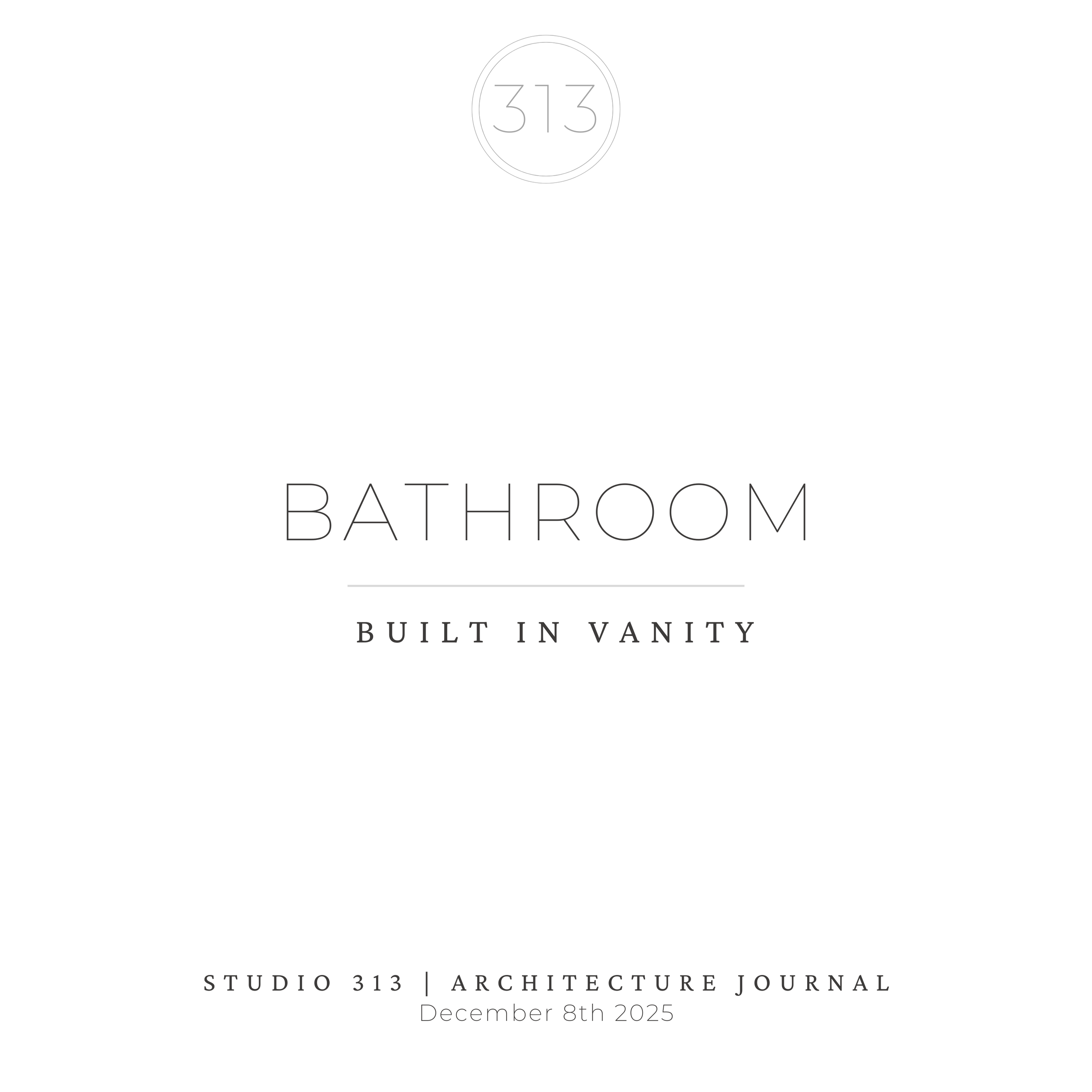Bathroom | Built in Vanity
