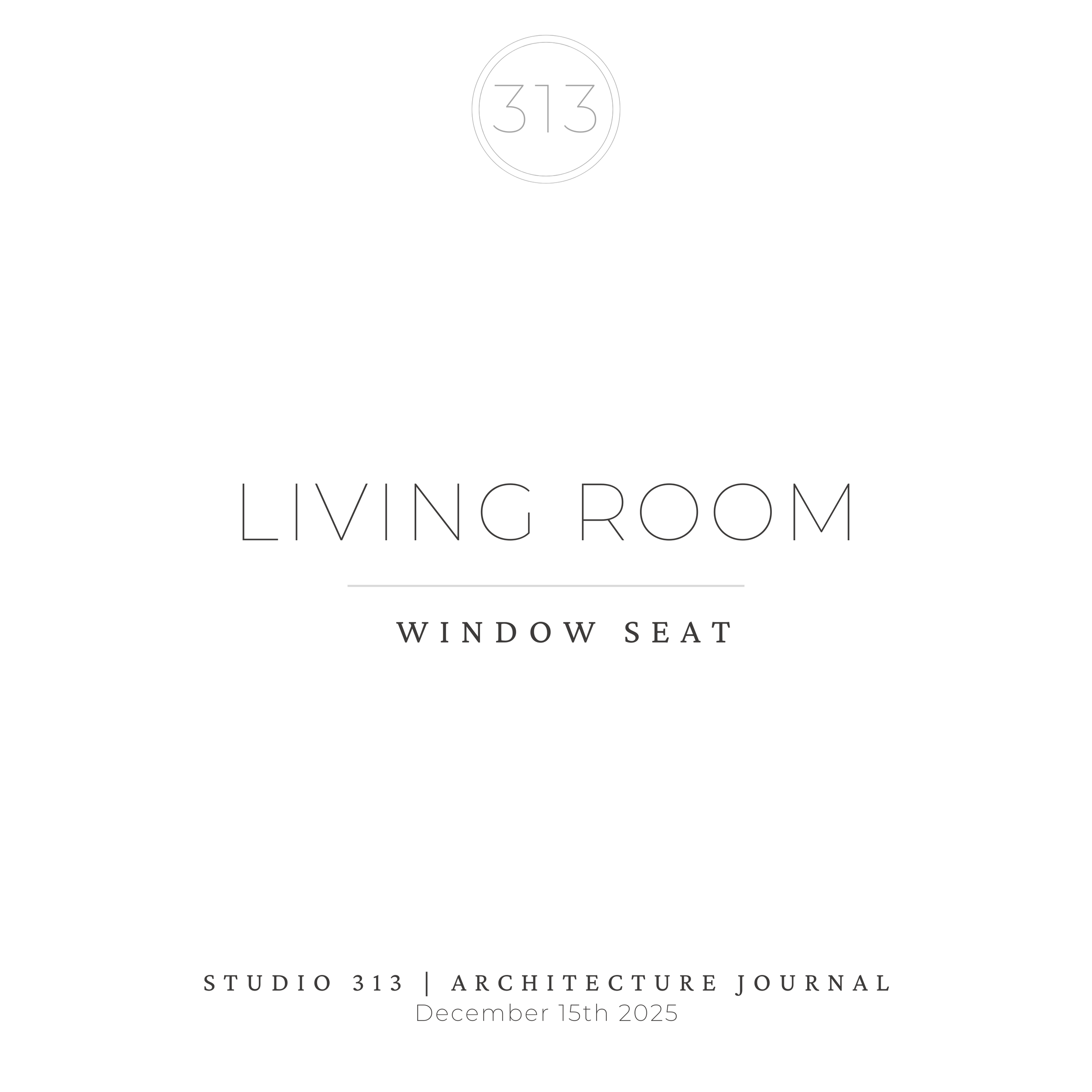 Living Room | Window Seat