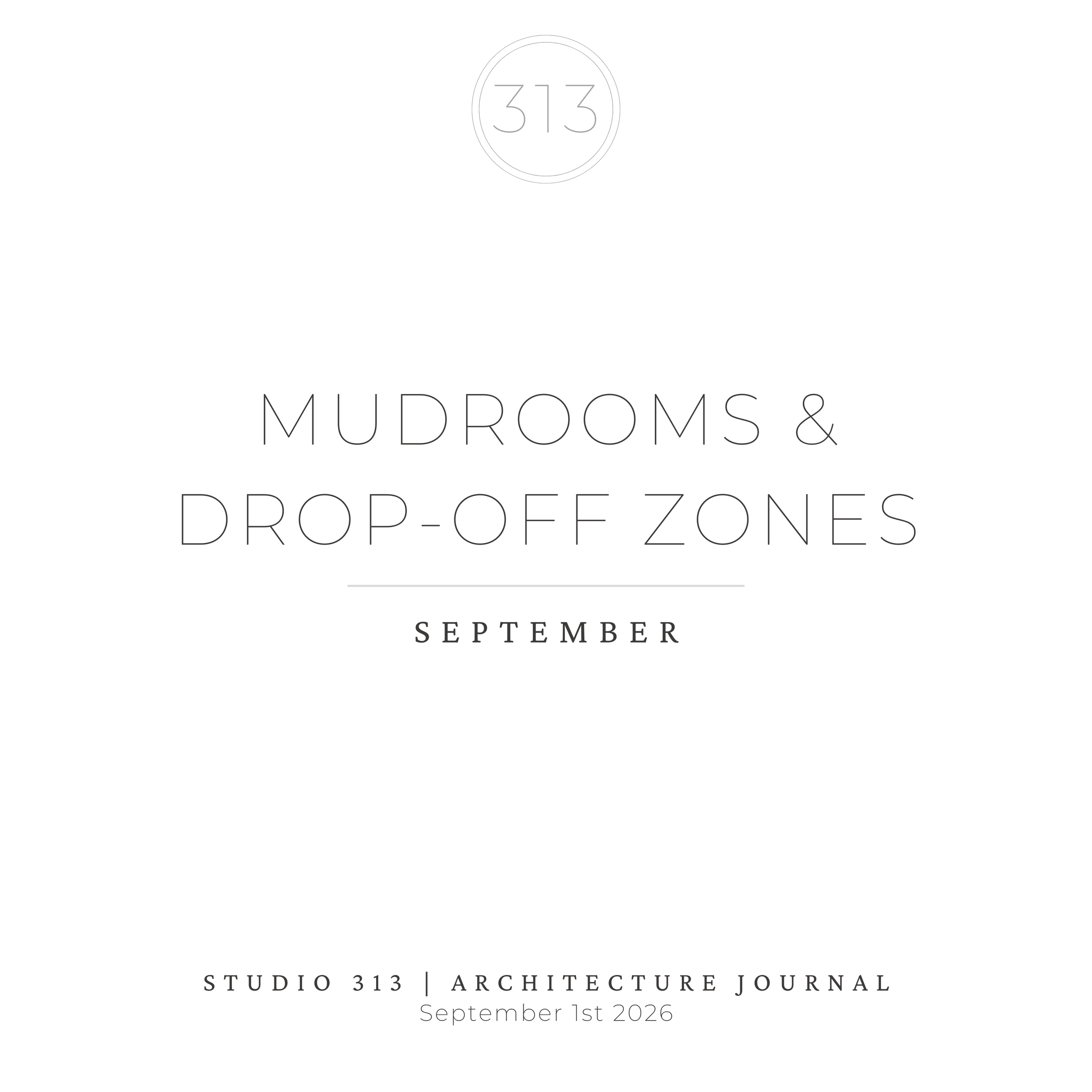 Mudrooms &amp; Drop Zones