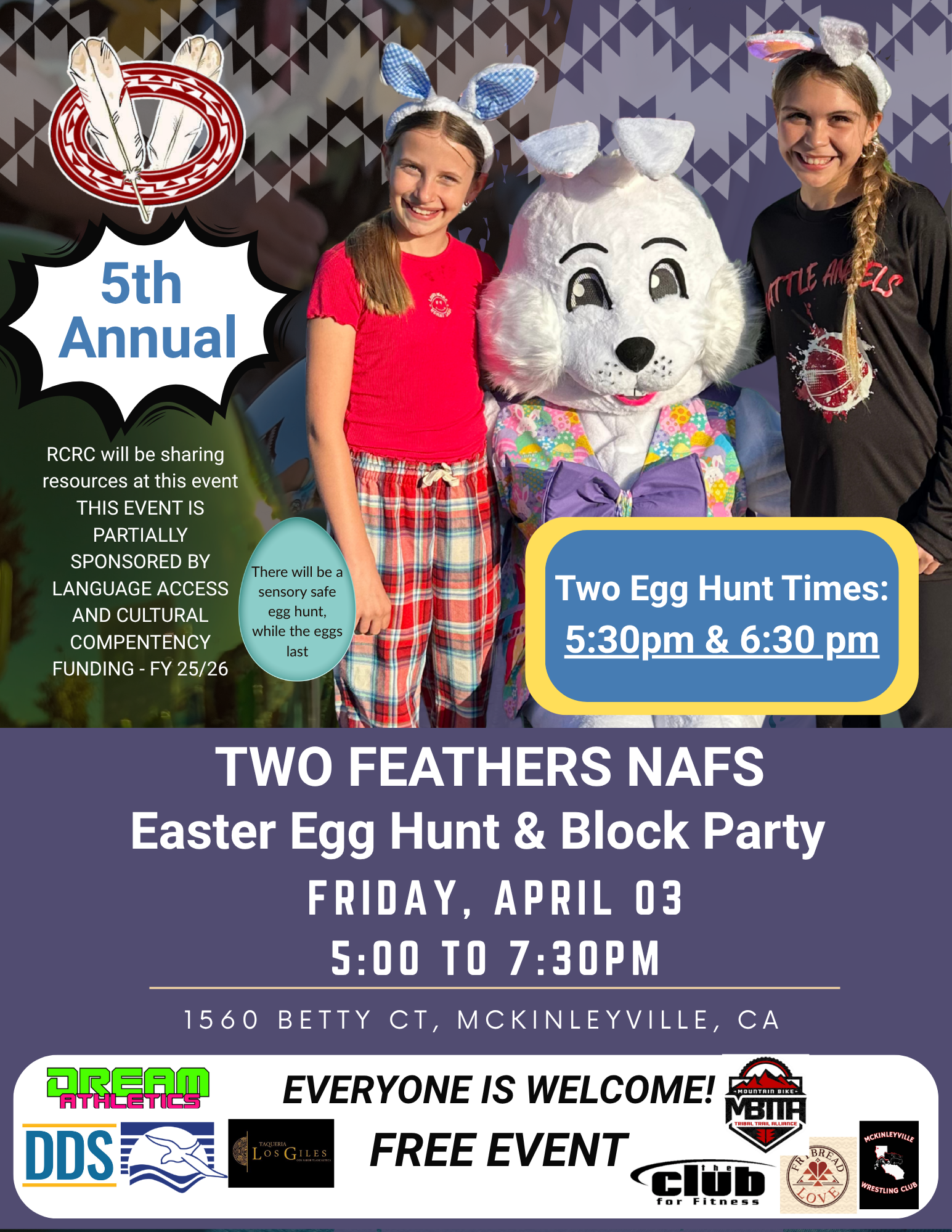 Two Feather NAFS Easter Egg Hunt & Block Party