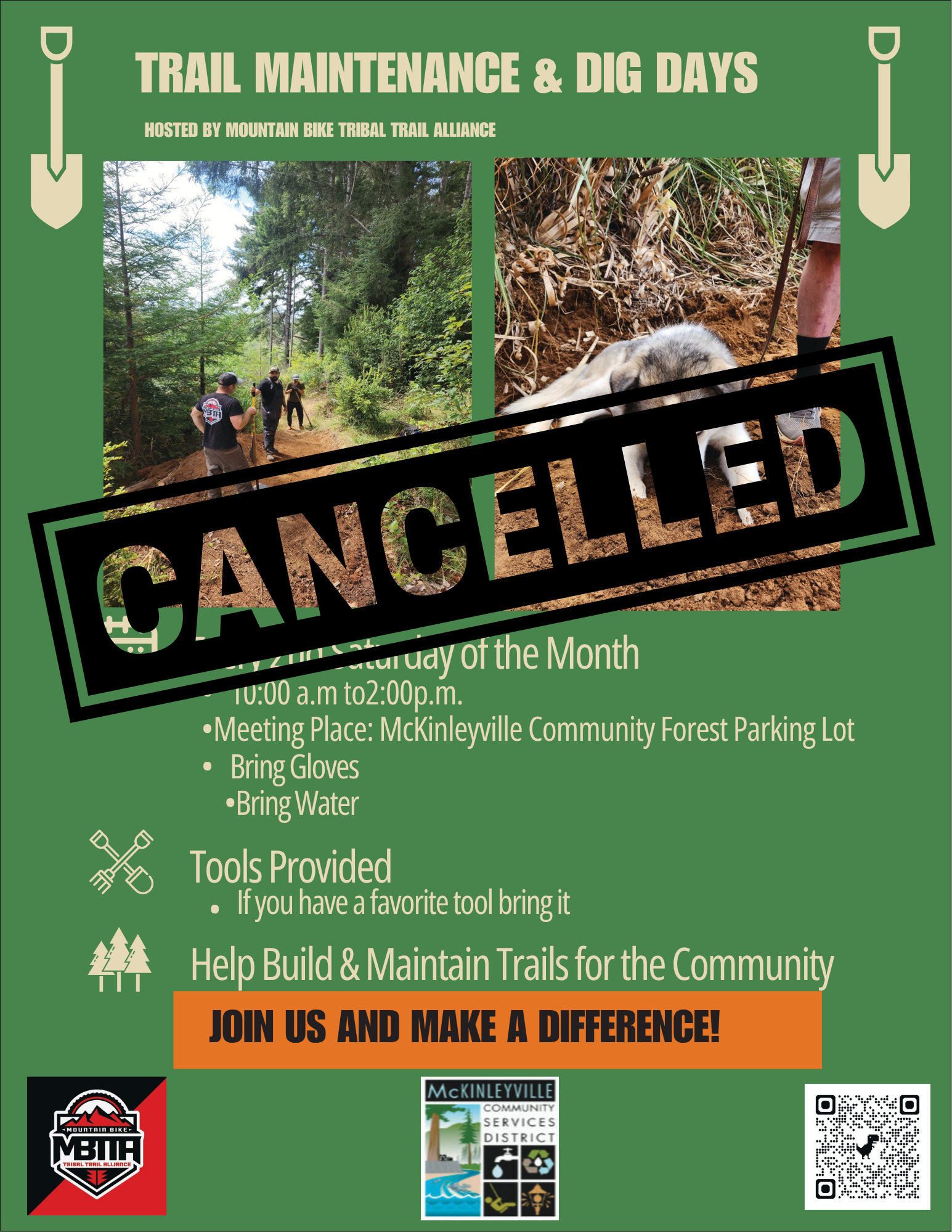 McKinleyville Community Forest Trail Workday