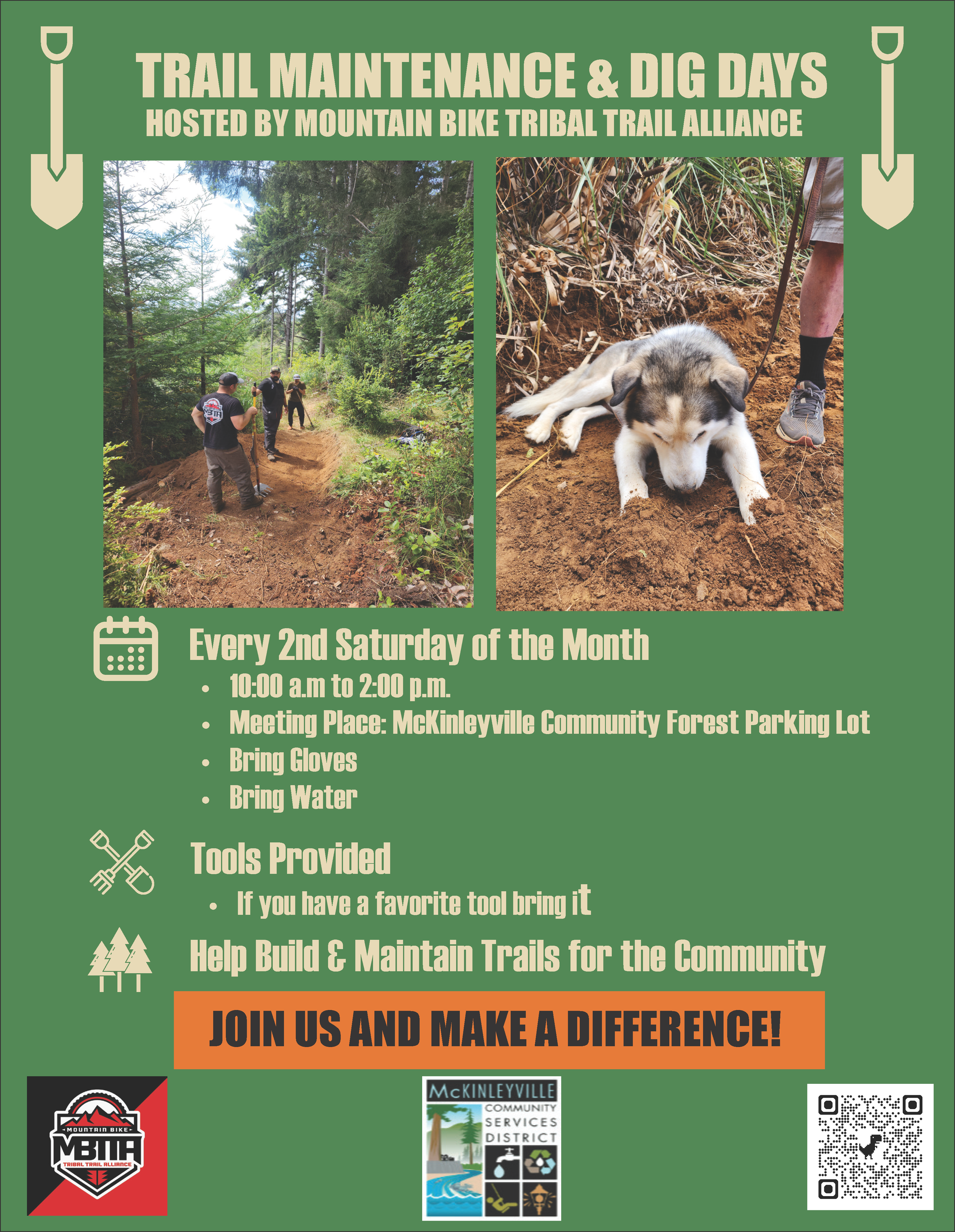 McKinleyville Community Forest Trail Workday