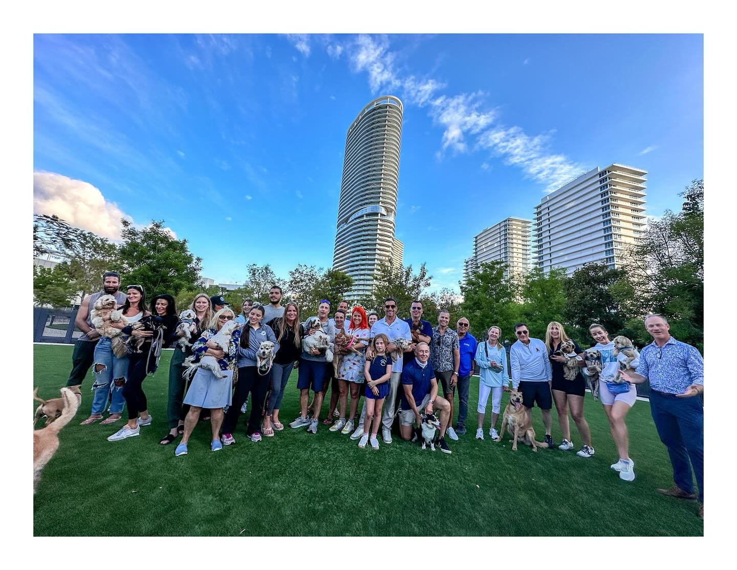 Such a fun way to celebrate our refurbished Dog Park and to recognize the City staff who support the Park. Thank you Commissioner Magazine for your support and for hosting this event with SoBe West.