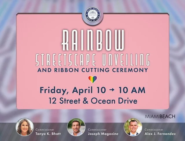 You’re Invited: Rainbow Streetscape Unveiling - Friday April 10 at 10 am