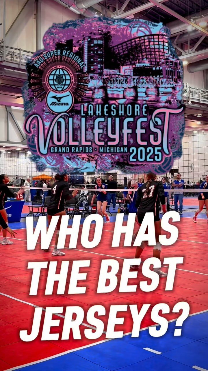 So many area clubs on display at Lakeshore Volleyfest, but which team has the best jerseys?
#michiana #michianavb #volleyball @isovolleyball @dunesvolleyball @next.level.volleyball @nivajrs @deadfrogvolleyball @southwest.volleyball.club @teampineap