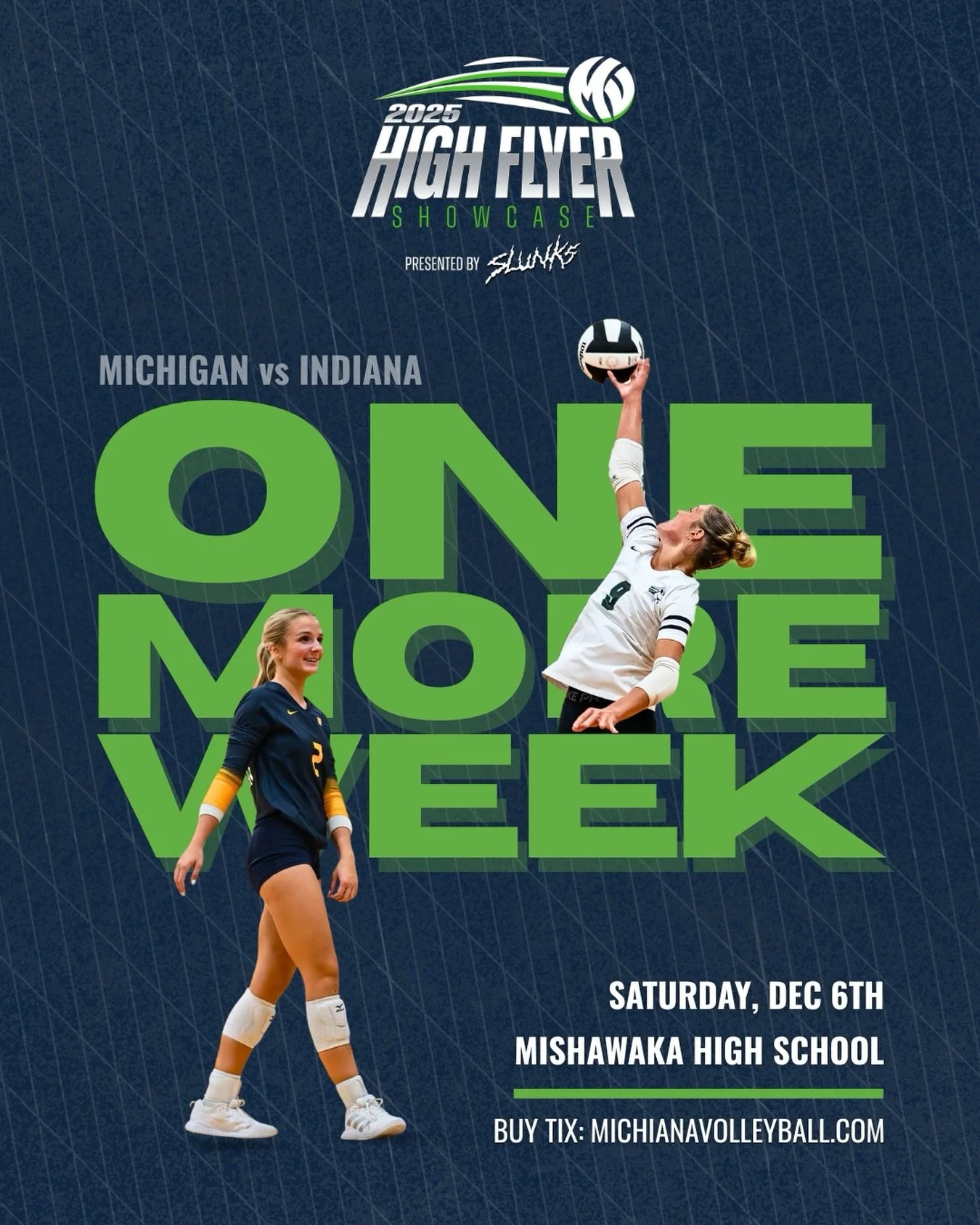 Countdown&rsquo;s on.

We look forward to you joining us at The Cave next Saturday for volleyball you won&rsquo;t want to miss. 🔥